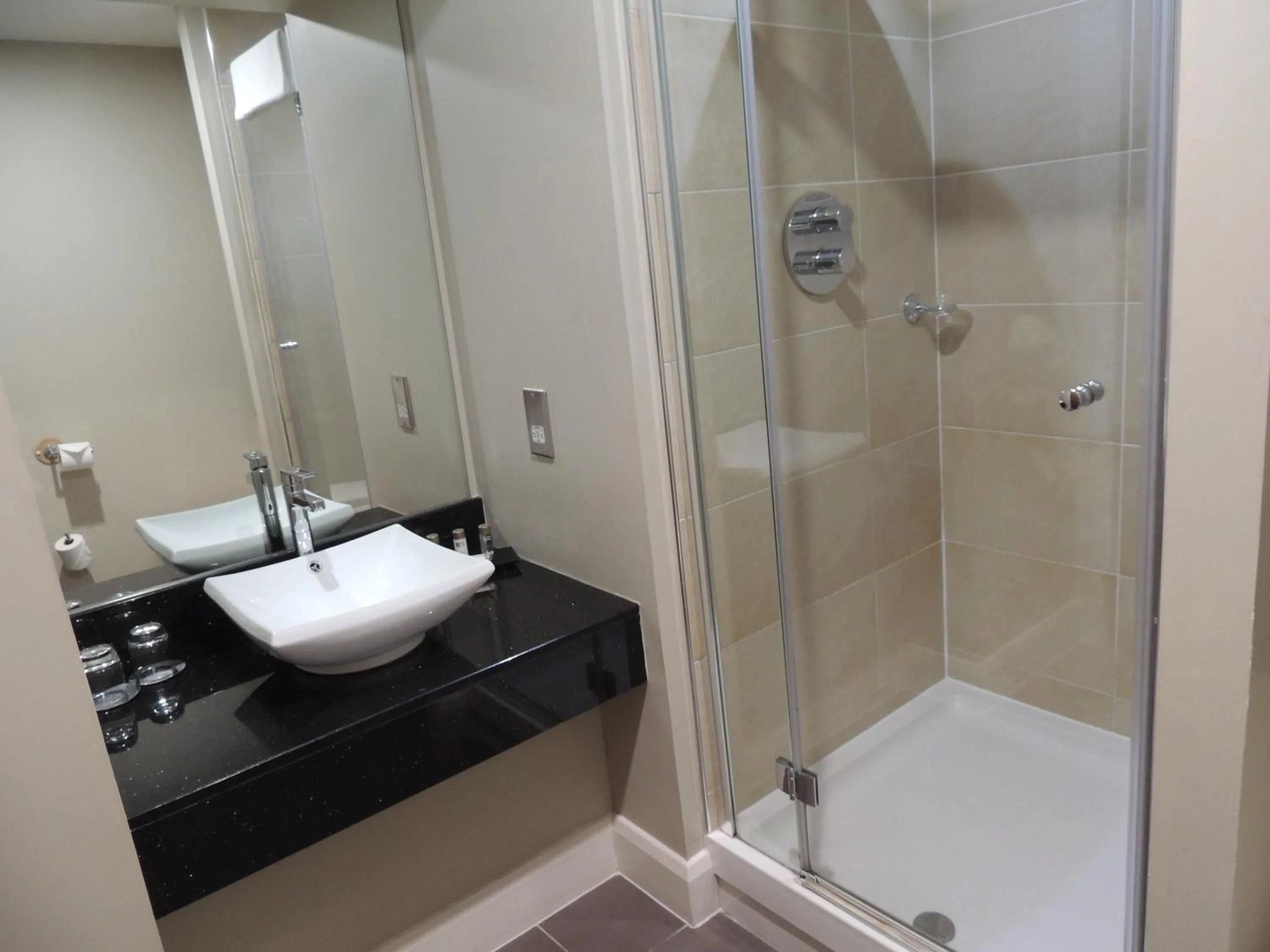 Bathroom in Rox Hotel Aberdeen by Compass Hospitality