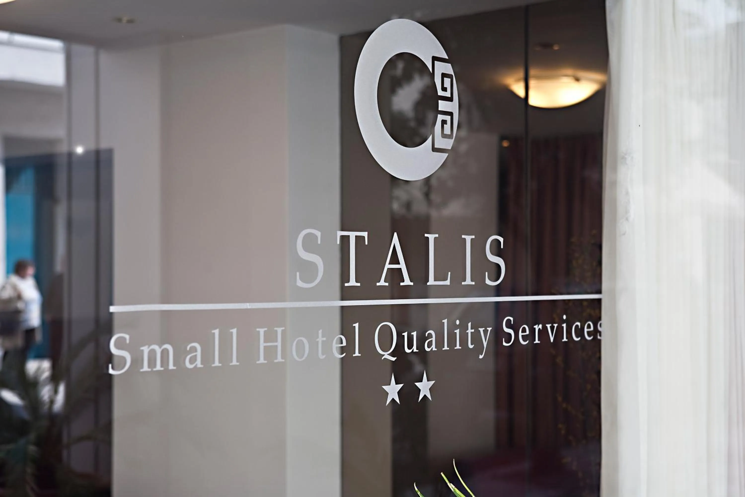 Property logo or sign in Stalis Hotel