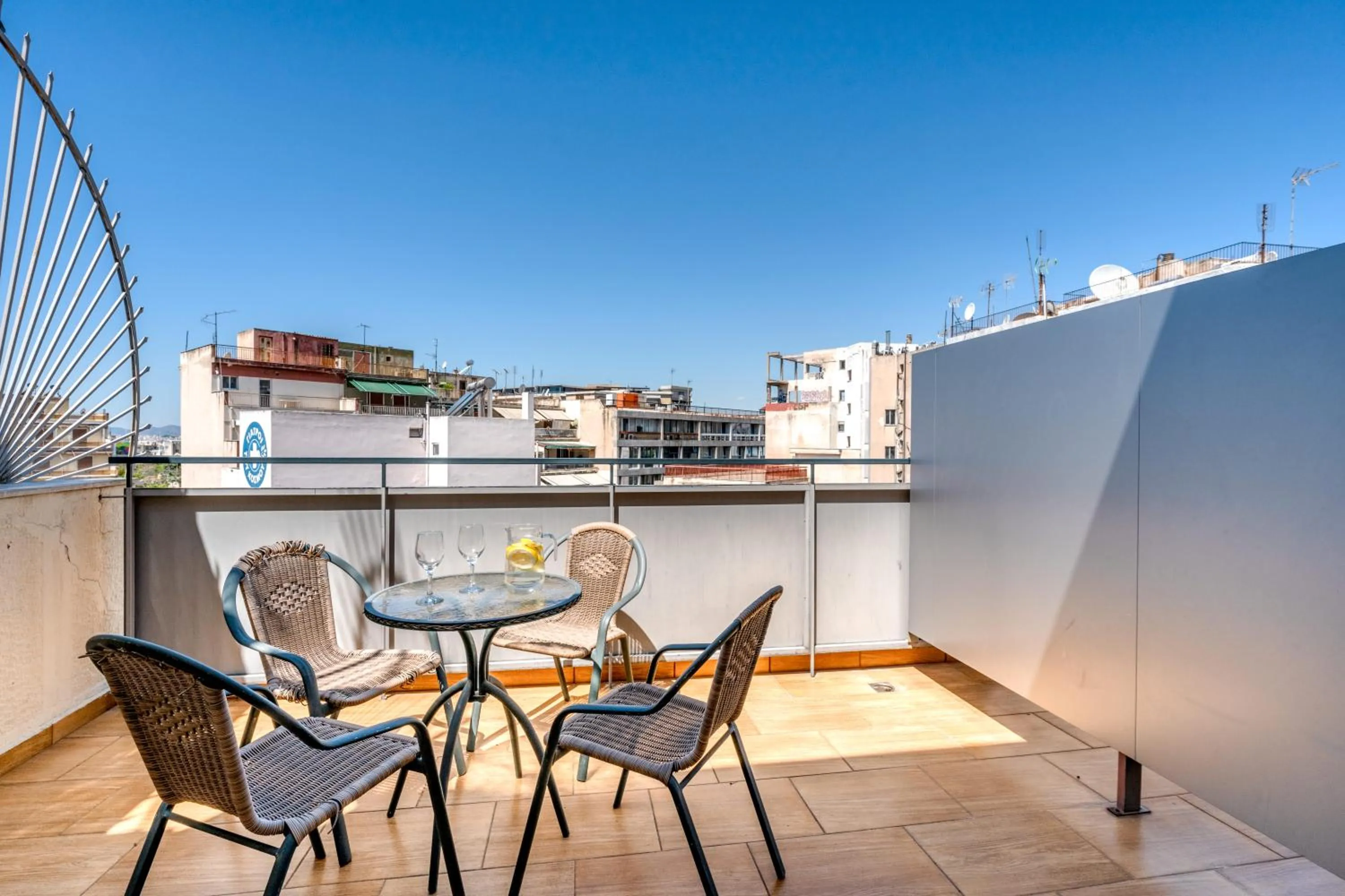 Patio in Stalis Hotel