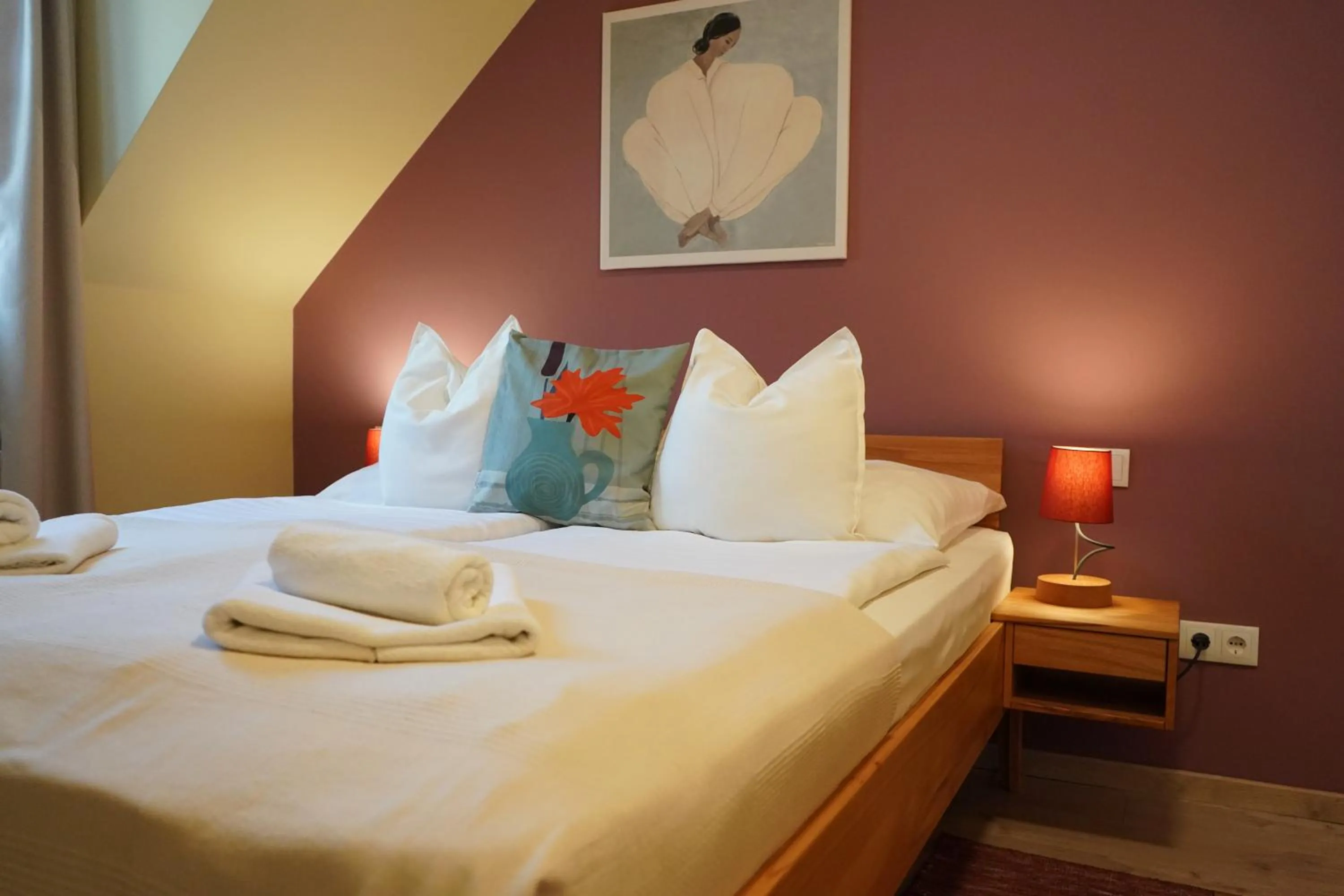 Bedroom, Bed in Erhardt Panzió