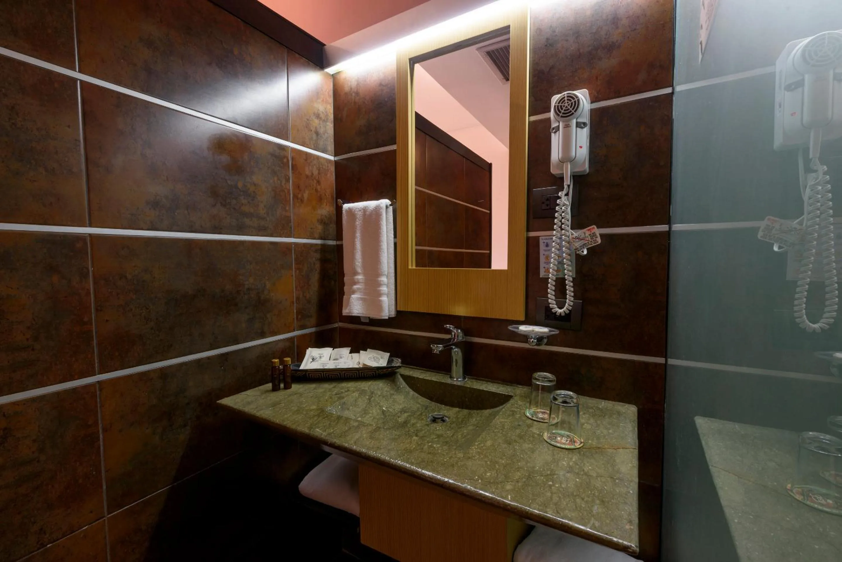 Shower in Diez Hotel Categoría Colombia