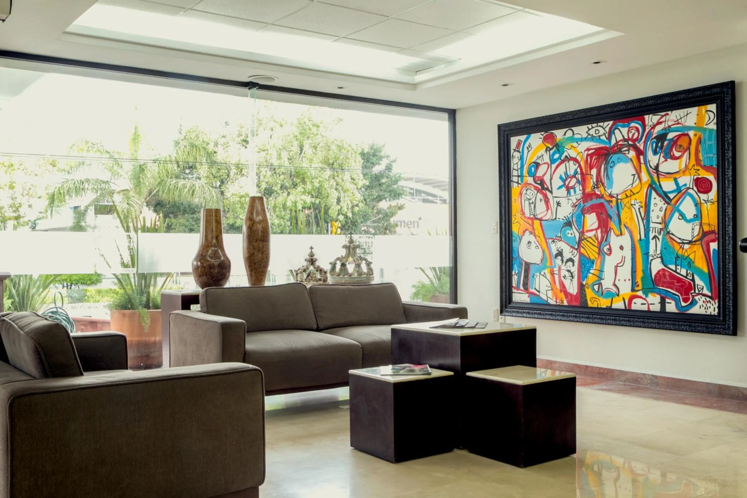 Lobby or reception in Imperio de Angeles Executive León Poliforum