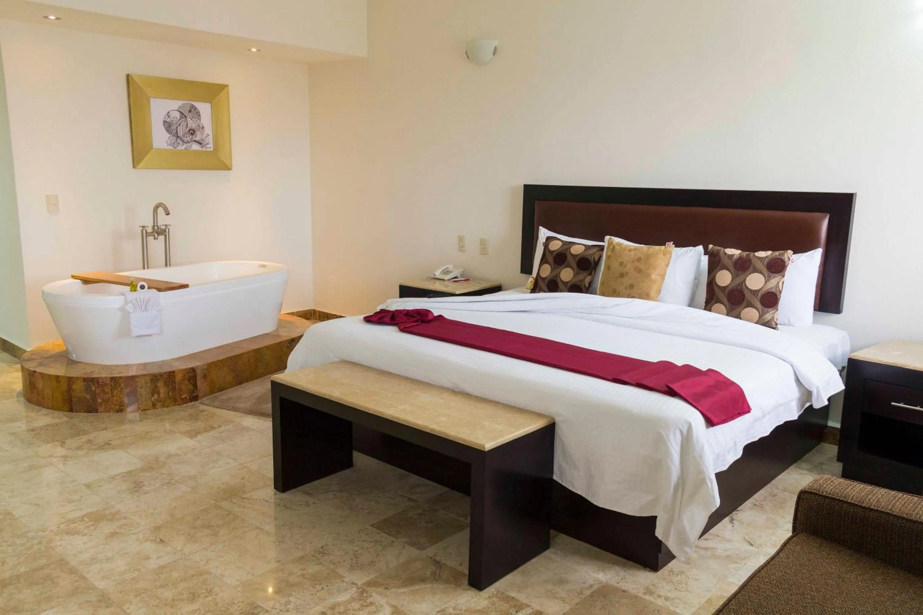 Photo of the whole room, Bed in Imperio de Angeles Executive León Poliforum