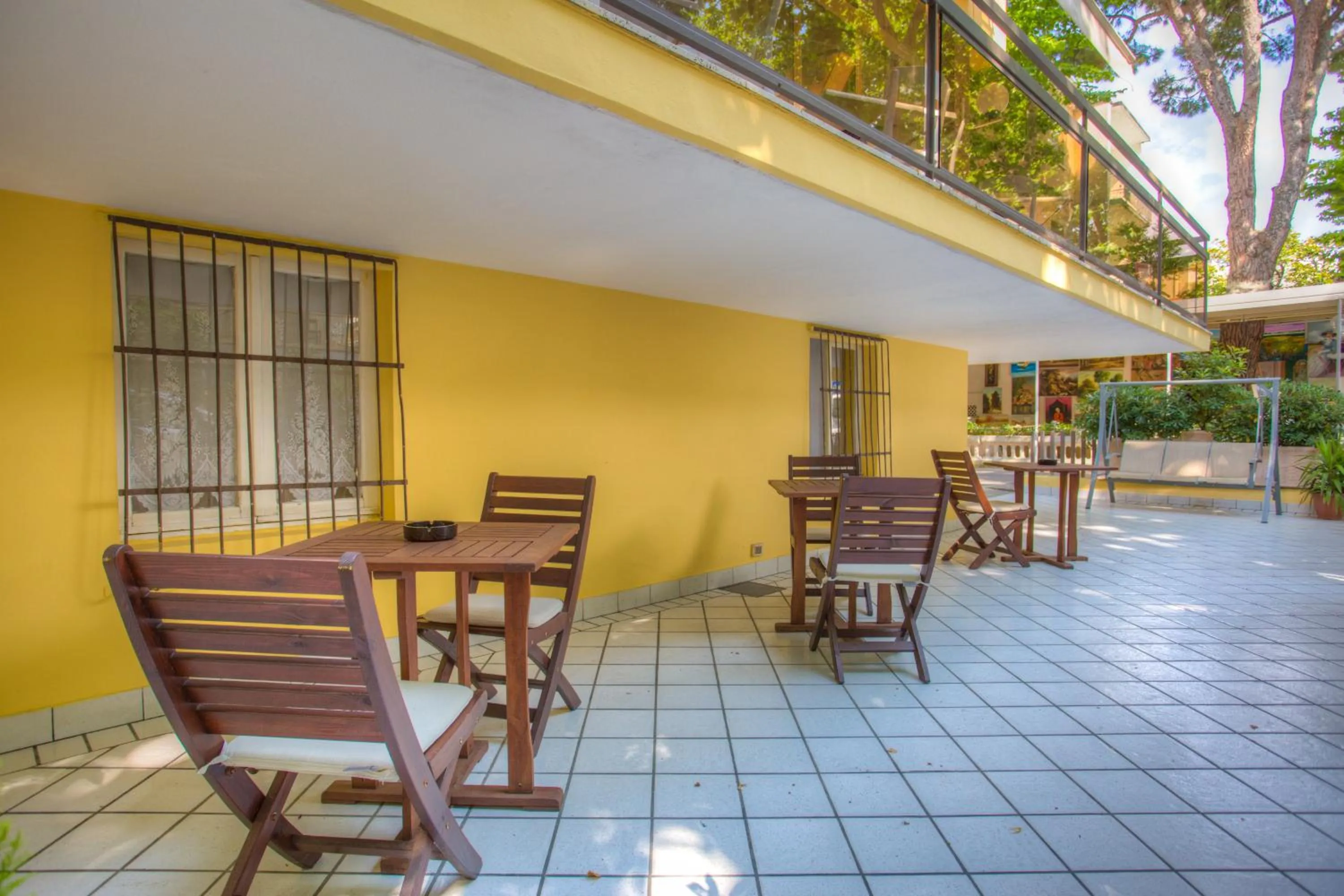 Patio in Hotel Tiziana