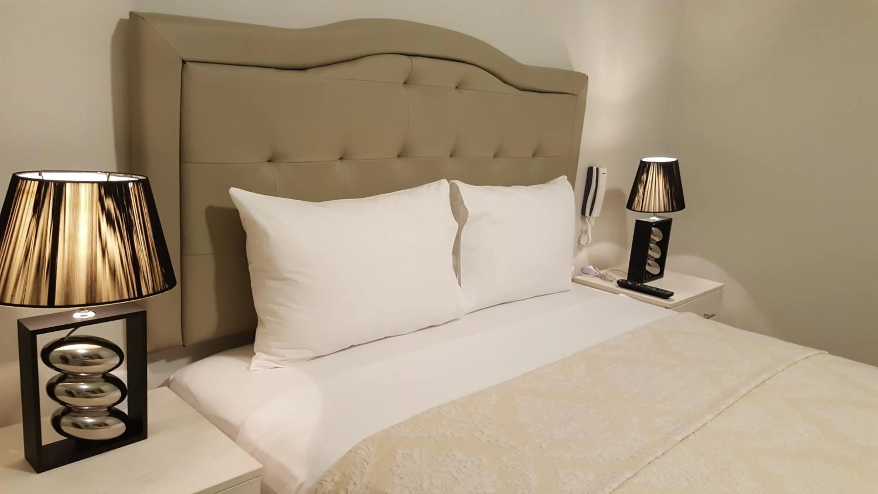 Bed in Terraza Apart Hotel