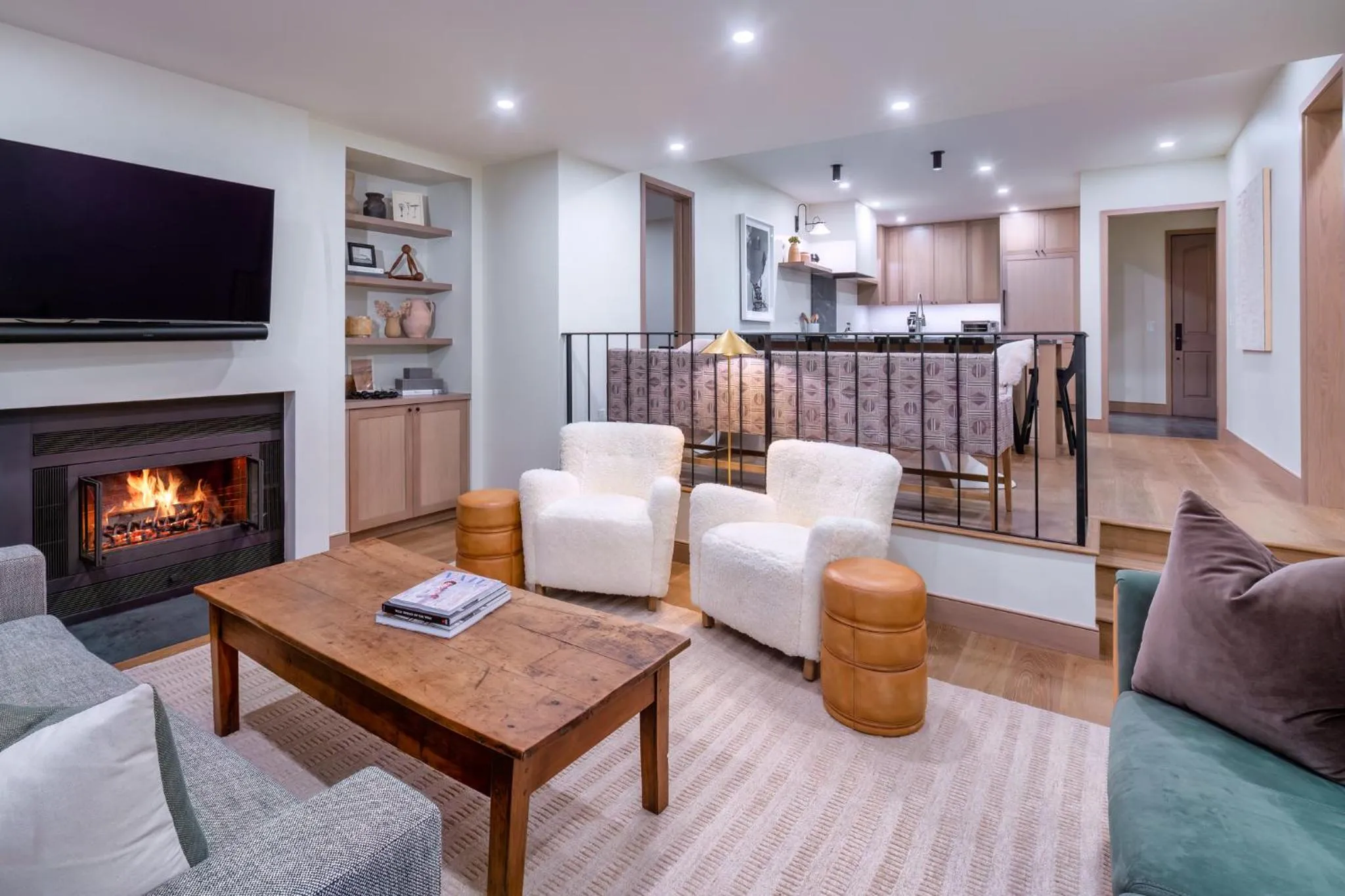 Living room in Creekside at Beaver Creek