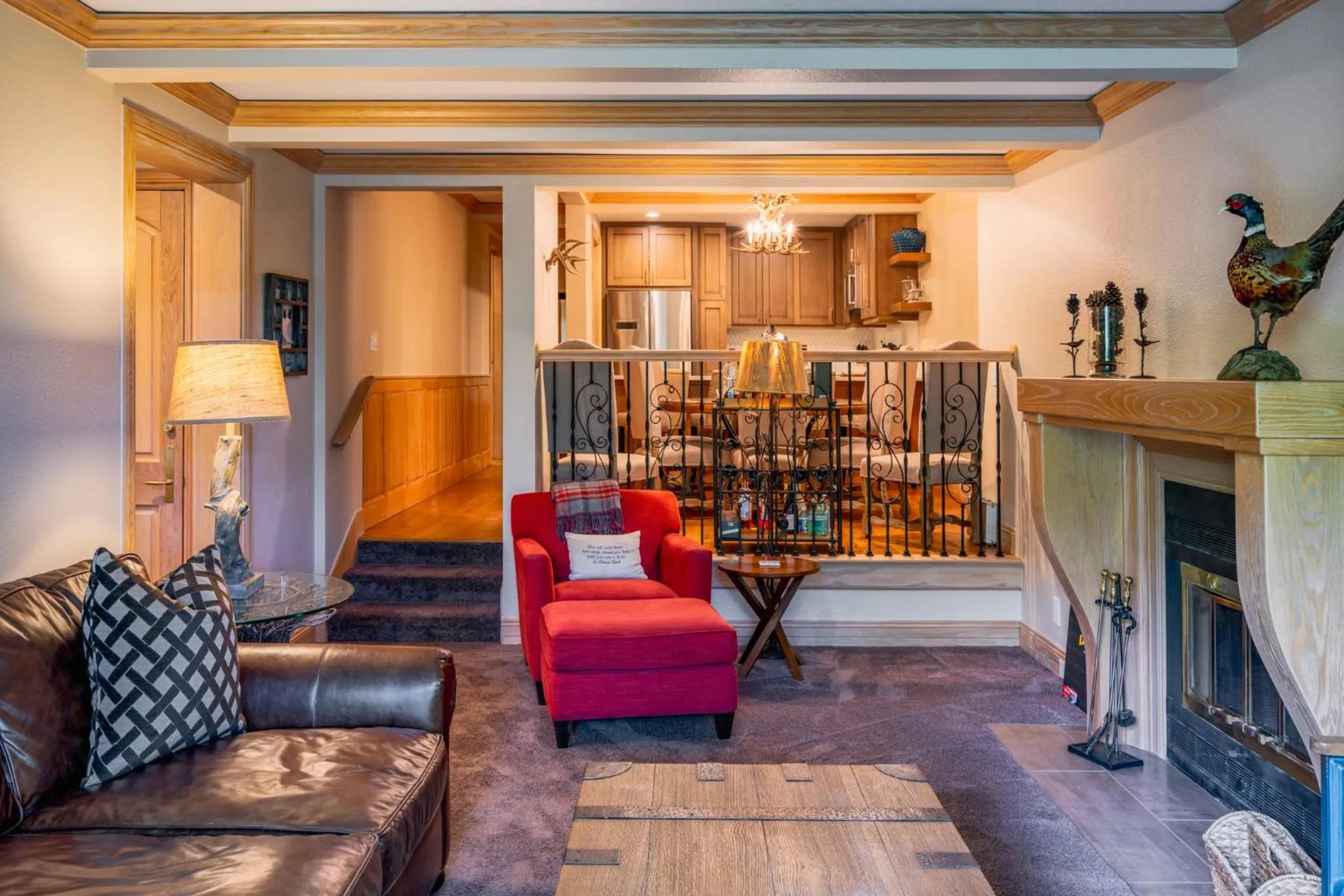 Living room in Creekside at Beaver Creek