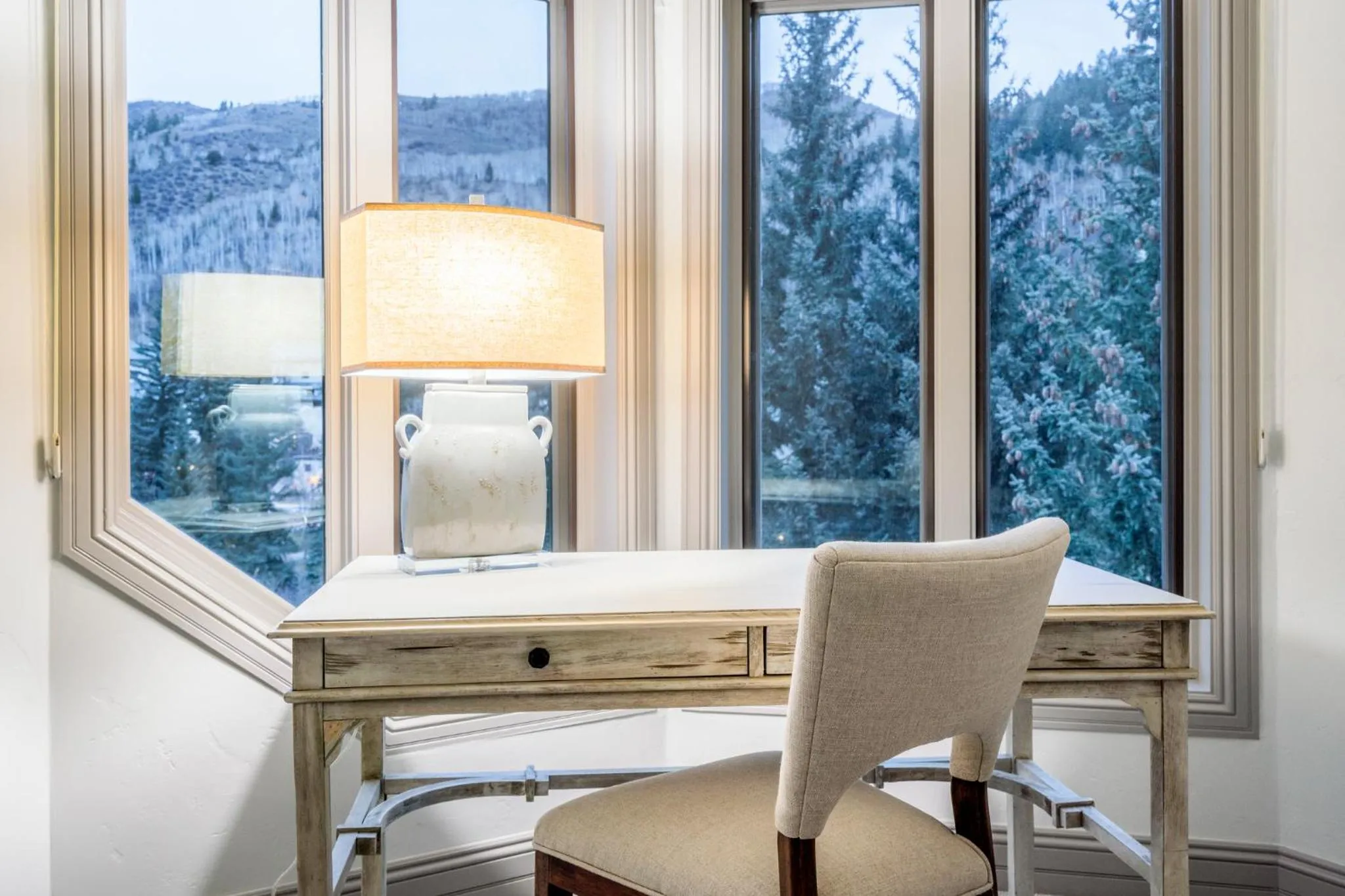 Seating area in Creekside at Beaver Creek