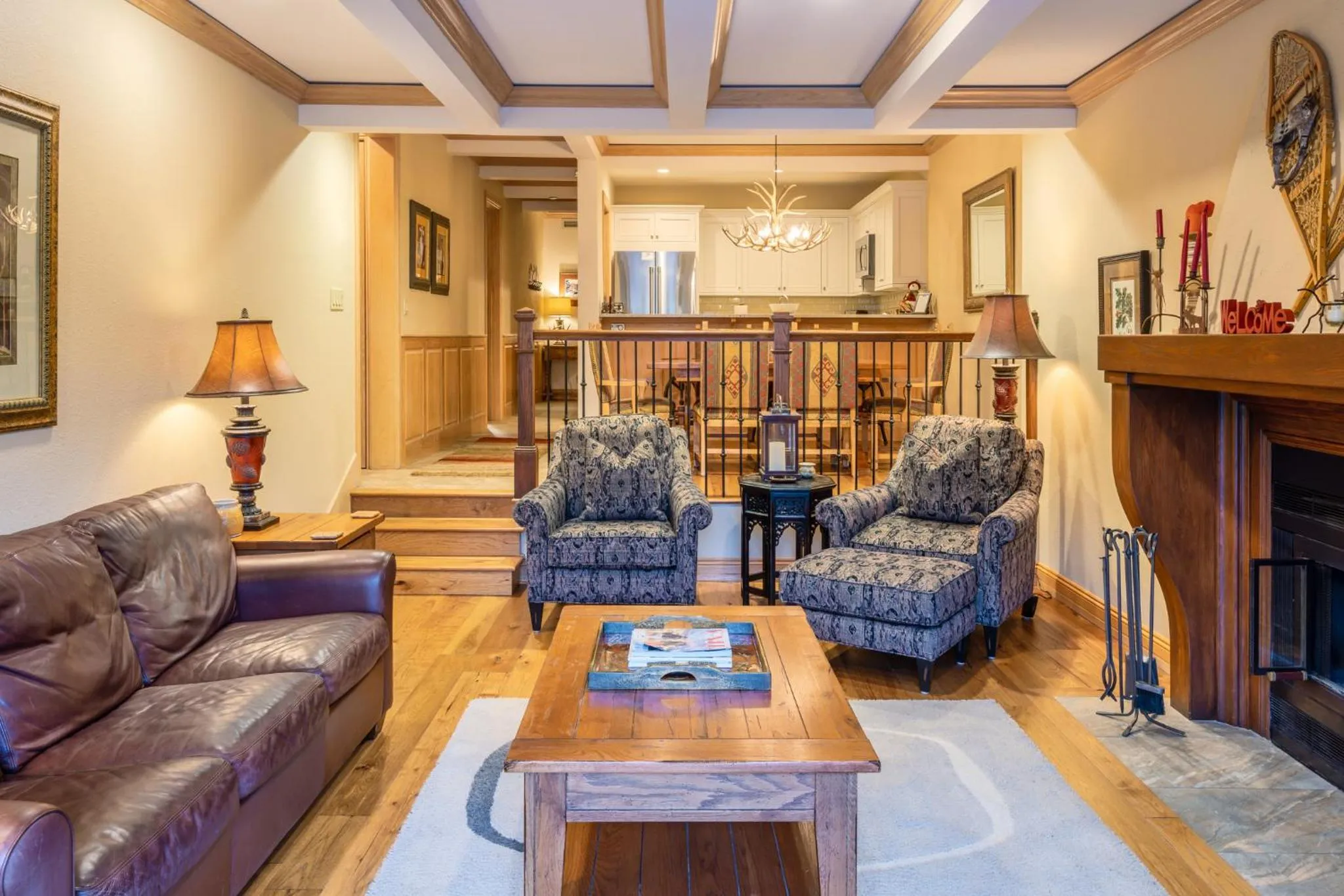Living room in Creekside at Beaver Creek