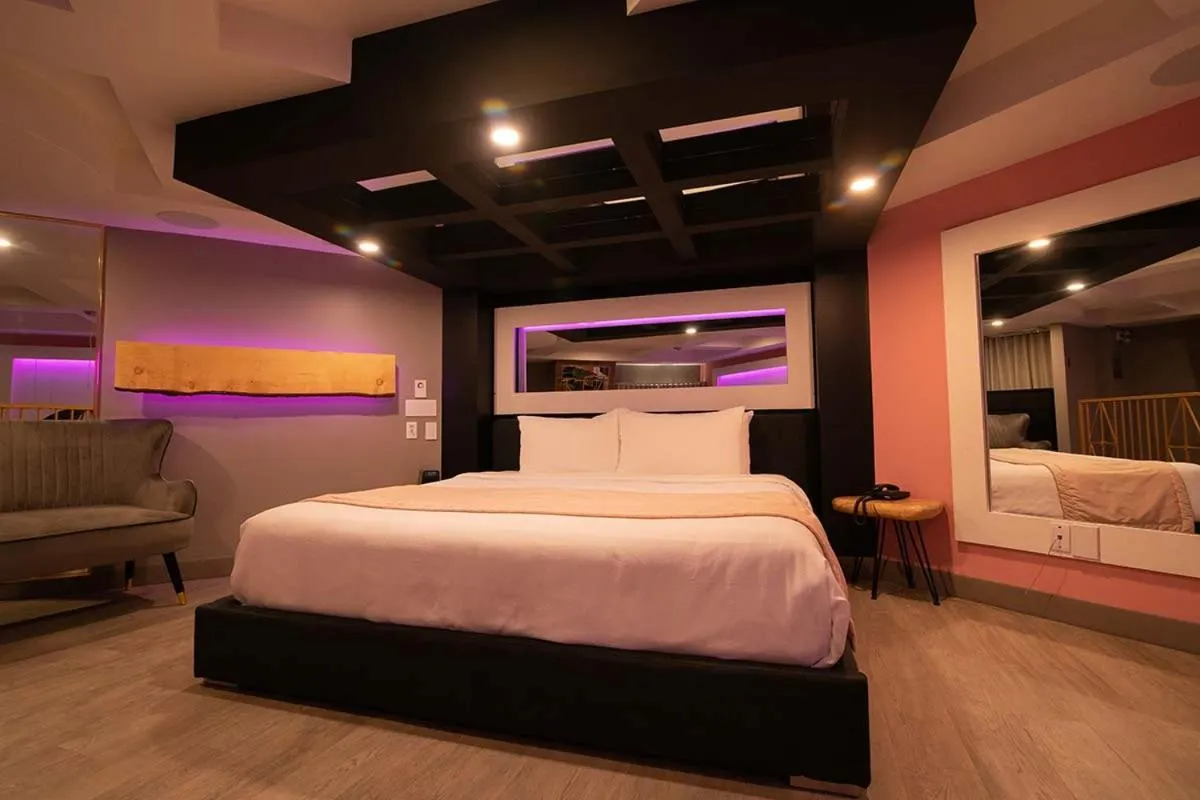 Bed in Hôtel Le Rivage