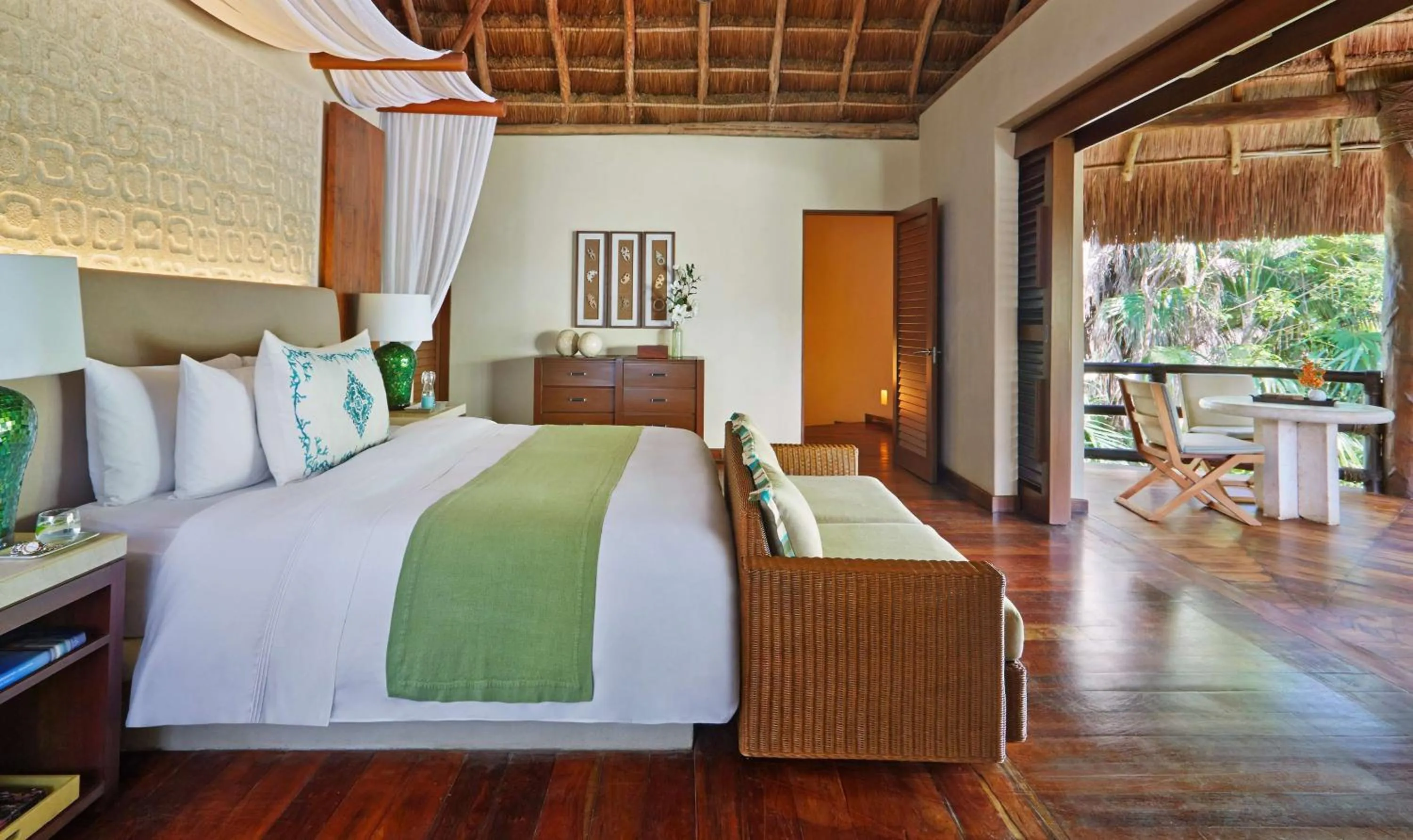 View (from property/room), Bed in Viceroy Riviera Maya, a Luxury Villa Resort - Adults Only