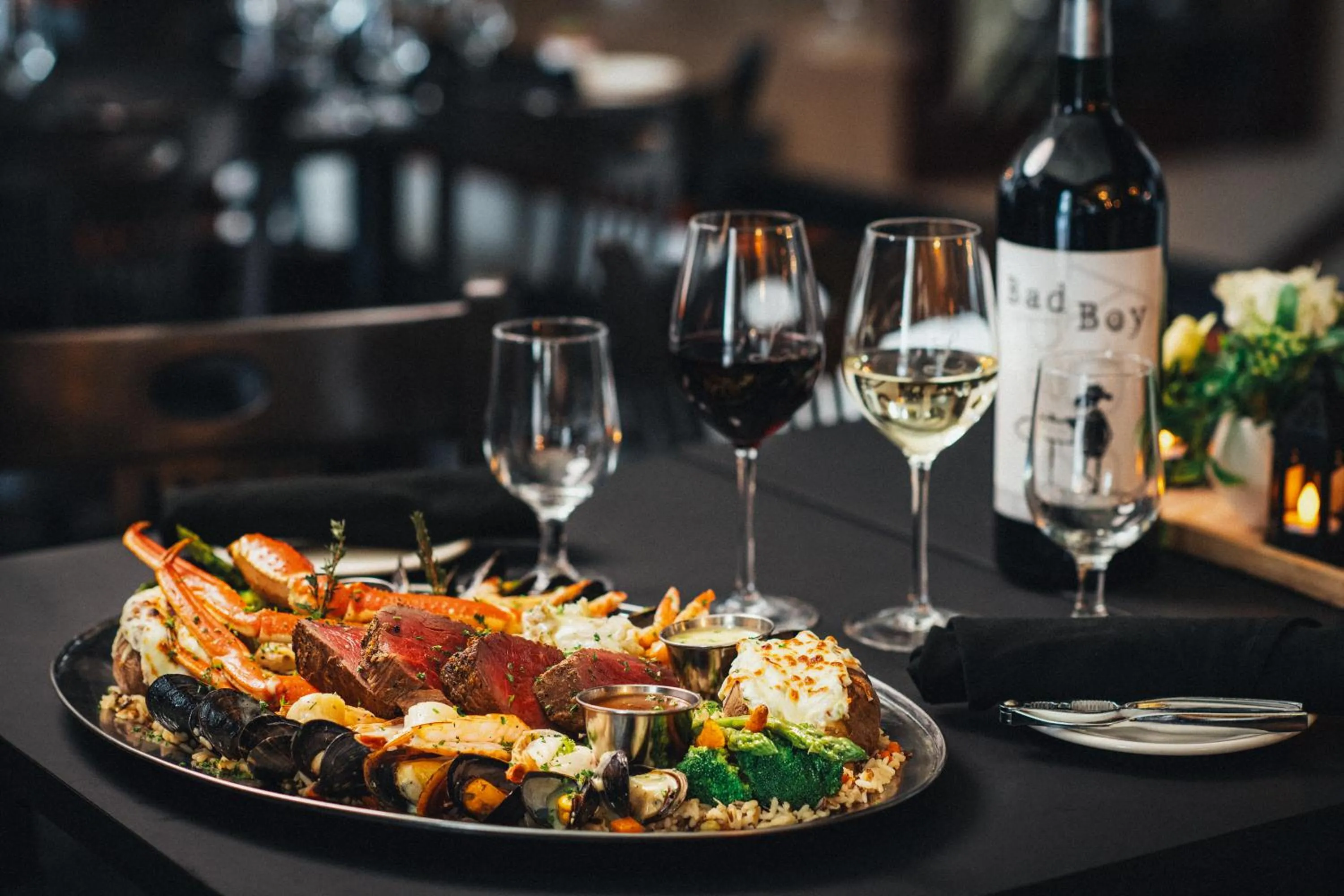 Food and drinks in Hotel Le Montagnais