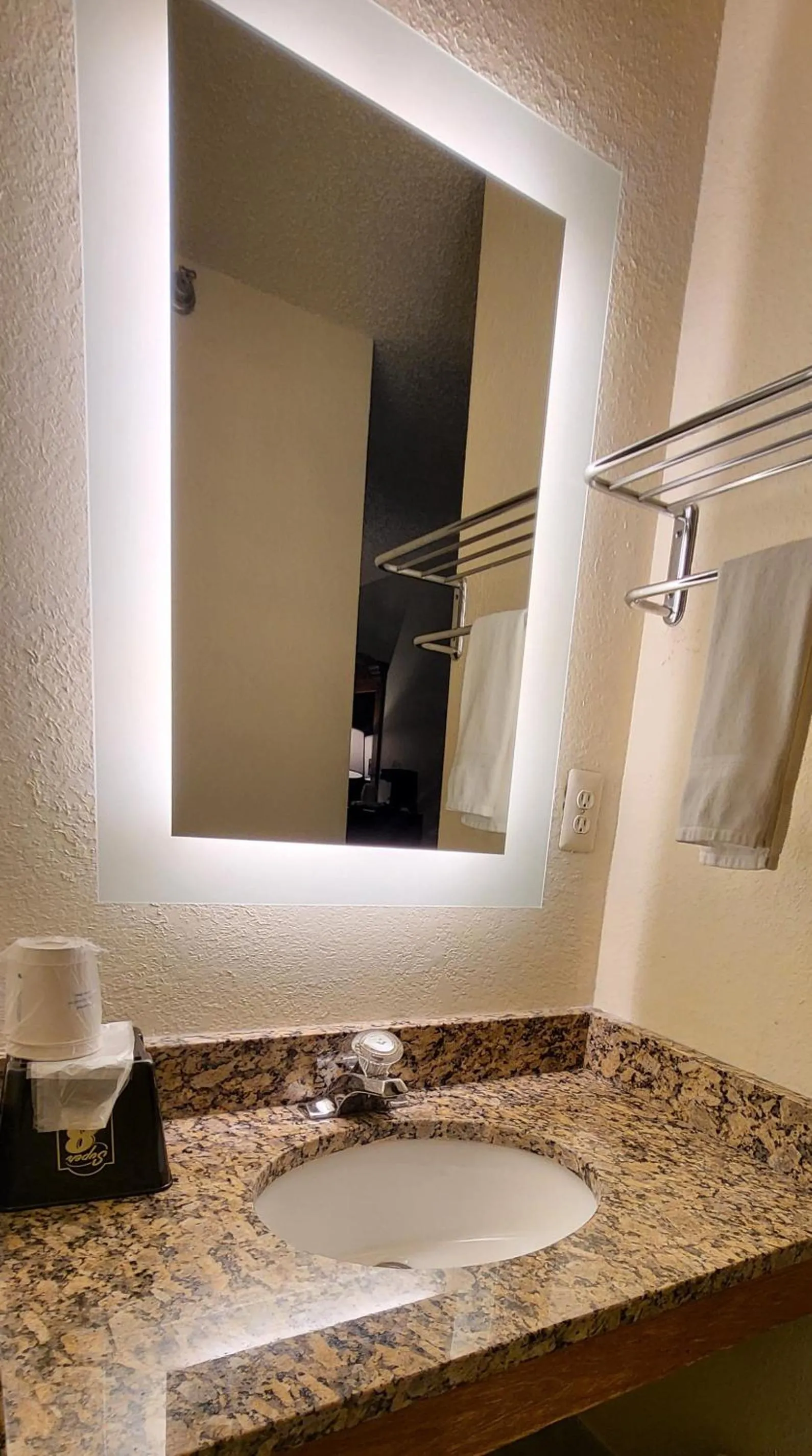 Bathroom in Super 8 by Wyndham Canton/Livonia Area