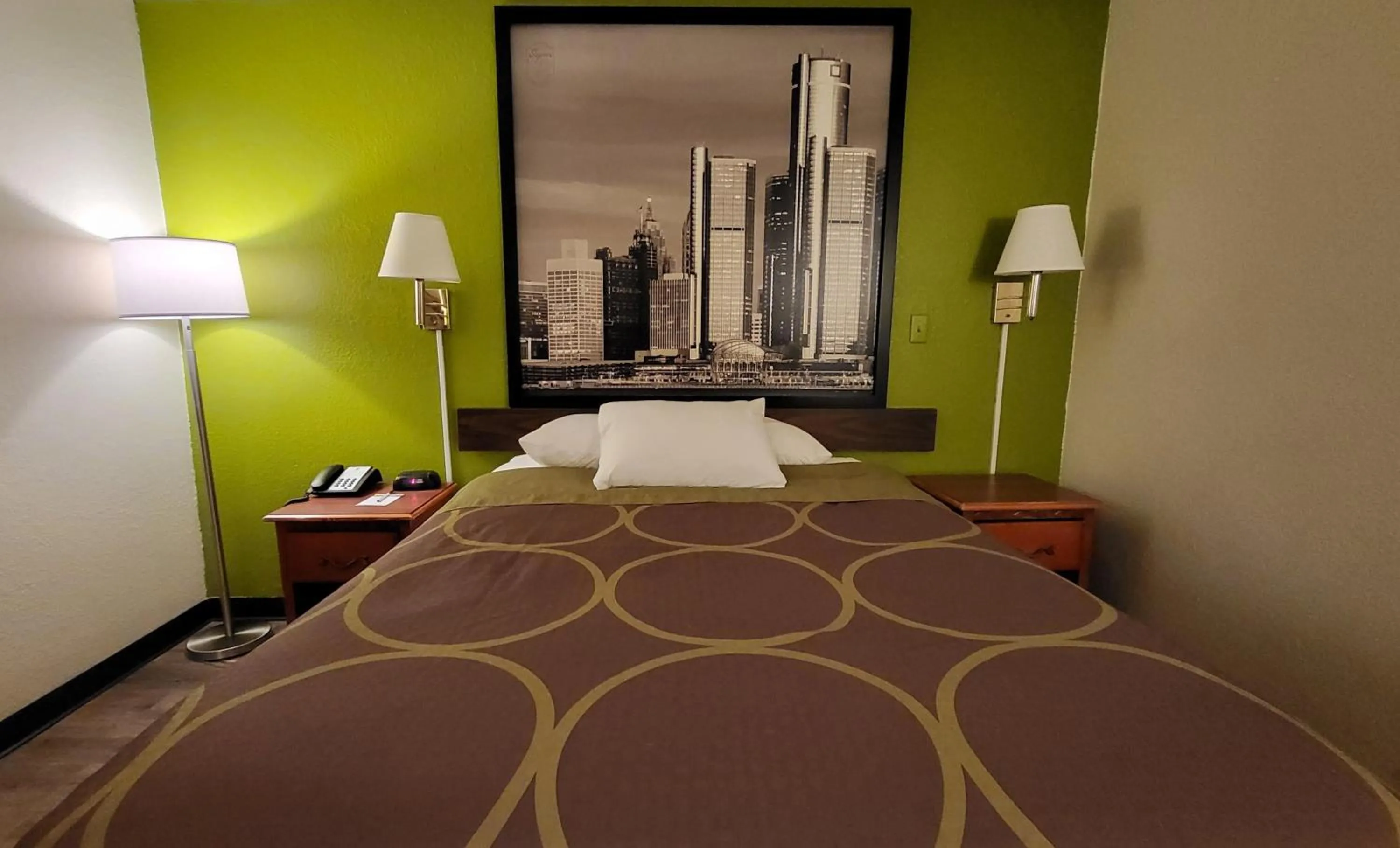 Bed in Super 8 by Wyndham Canton/Livonia Area