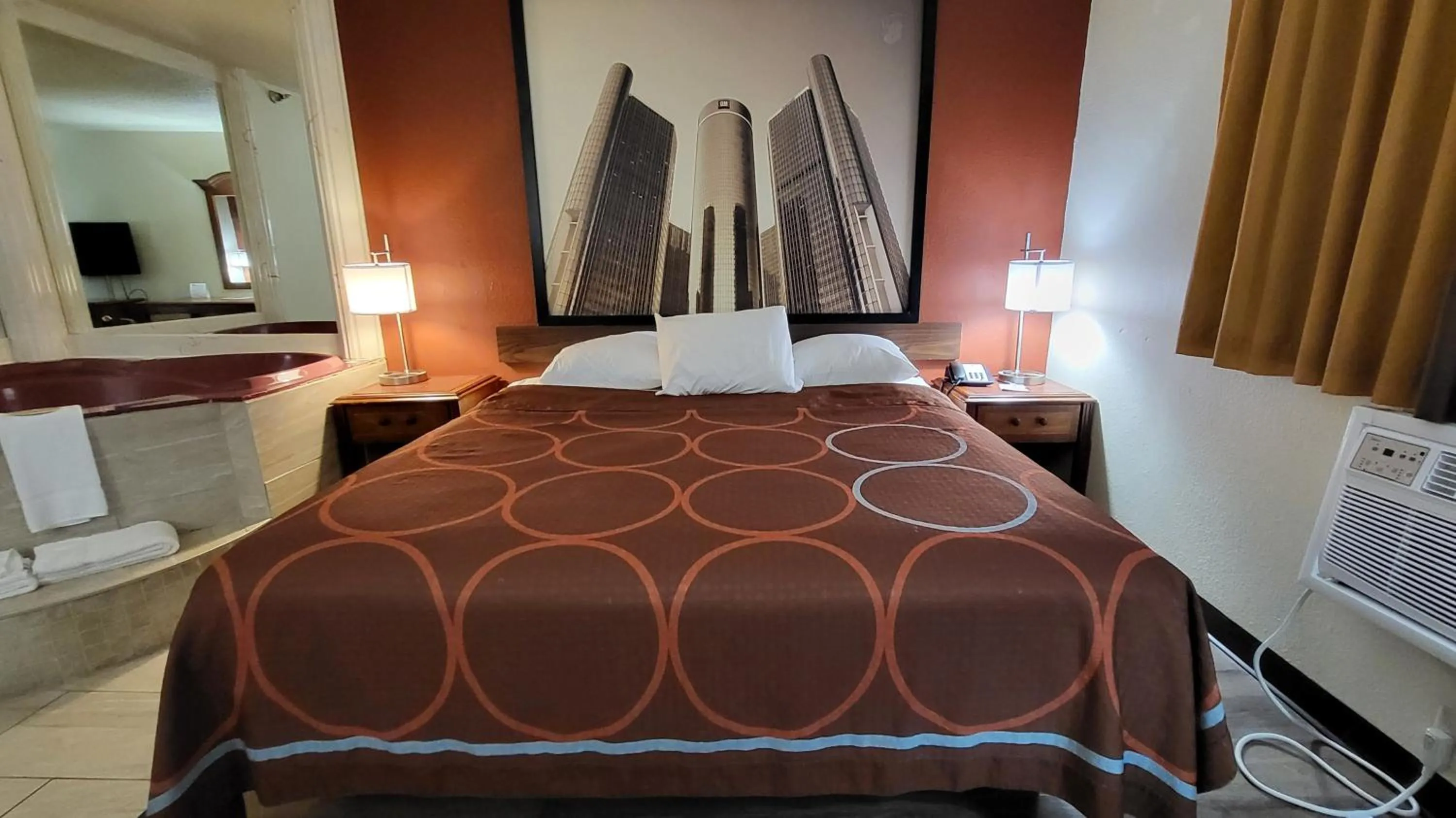 Bed in Super 8 by Wyndham Canton/Livonia Area