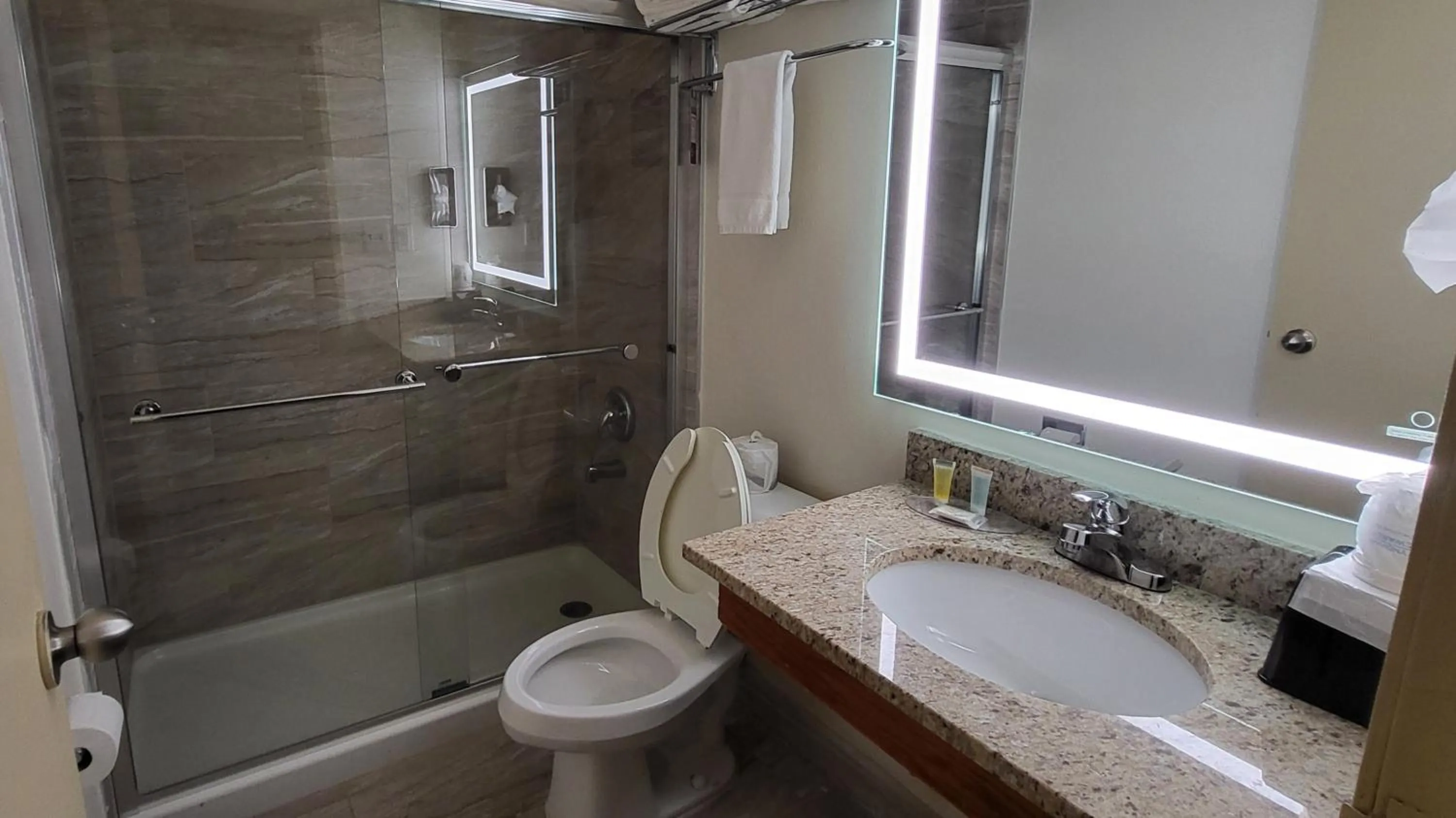 Bathroom in Super 8 by Wyndham Canton/Livonia Area