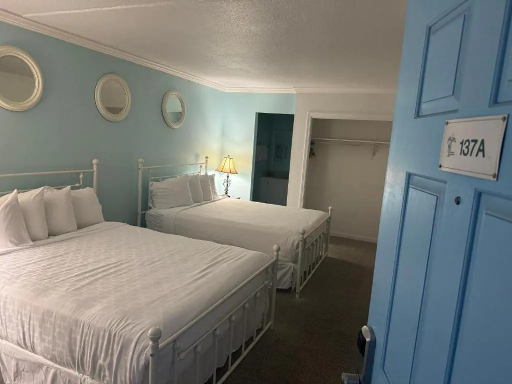 Bed in Marina Bay Resort