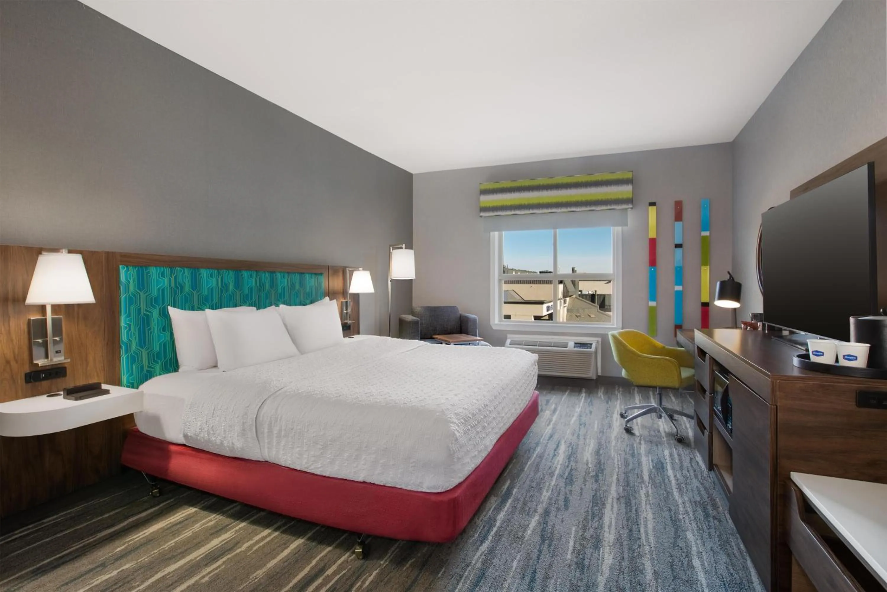 Bed in Hampton Inn by Hilton Kamloops