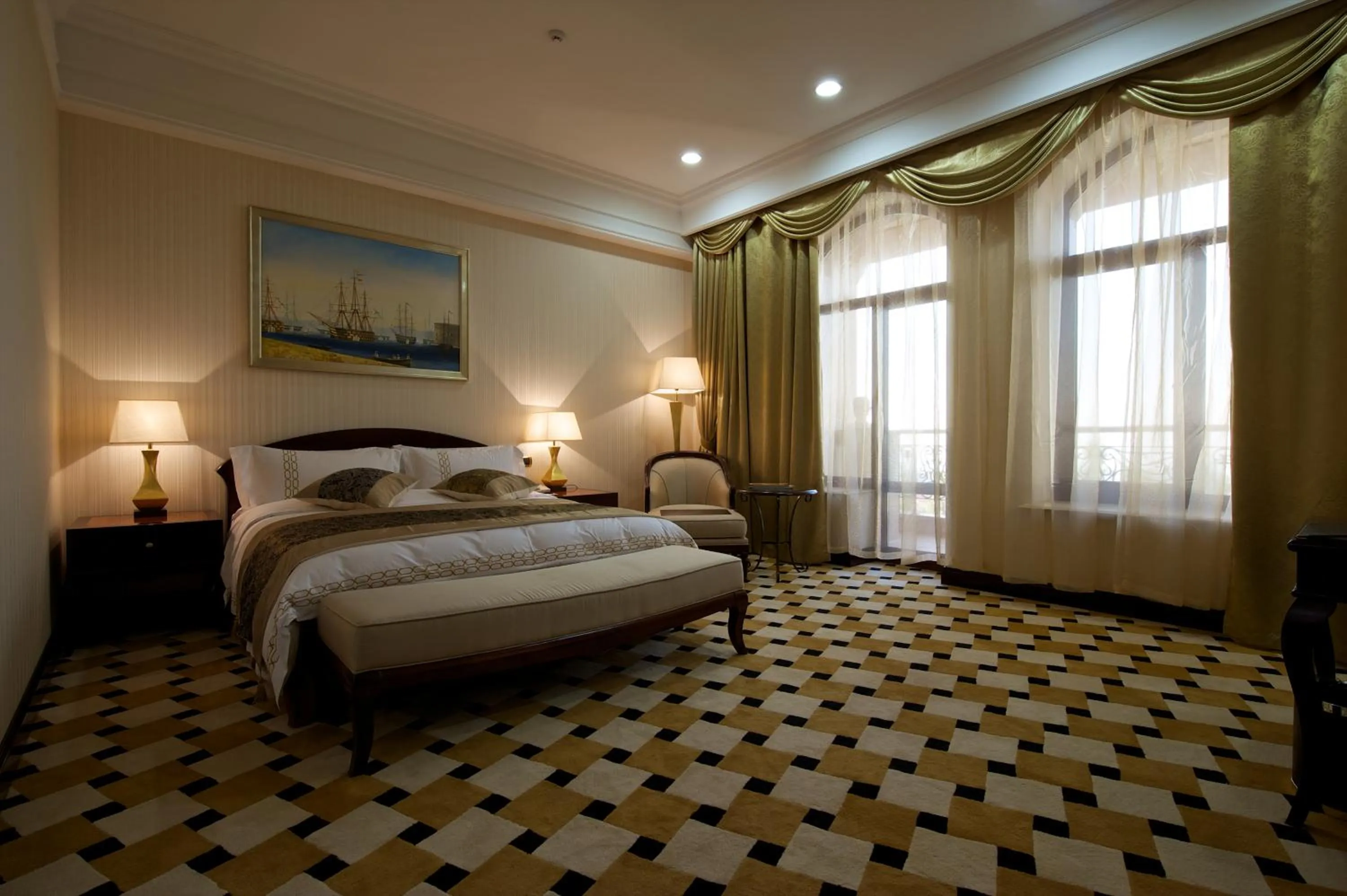 Photo of the whole room, Bed in Royal Tulip Almaty Hotel