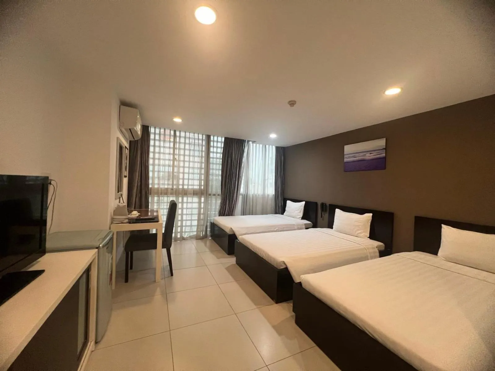 Bed in Minh Khang Hotel