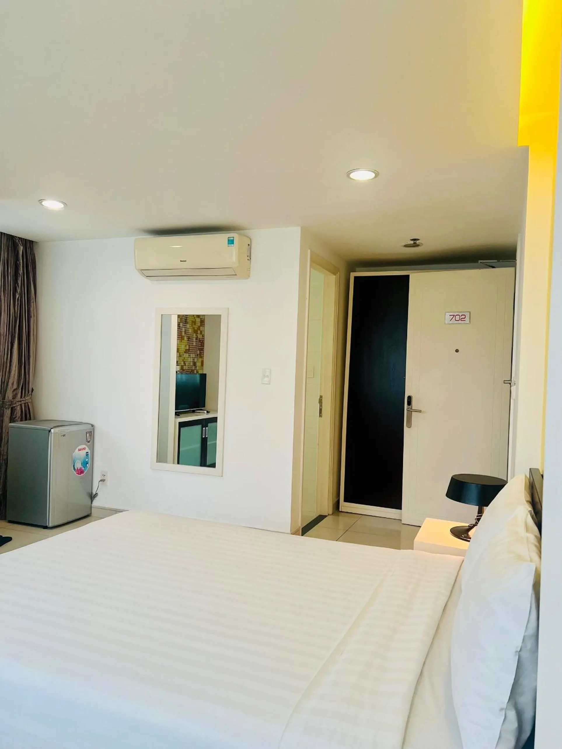 Bed in Minh Khang Hotel