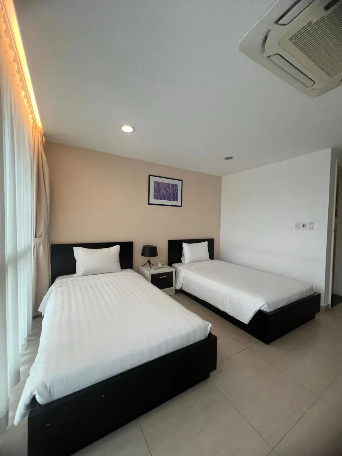 Bed in Minh Khang Hotel