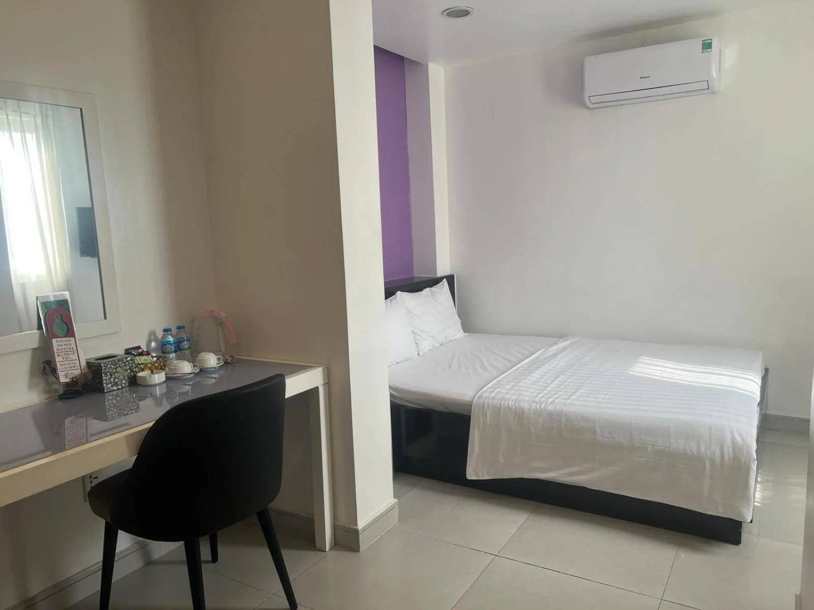 Bed in Minh Khang Hotel