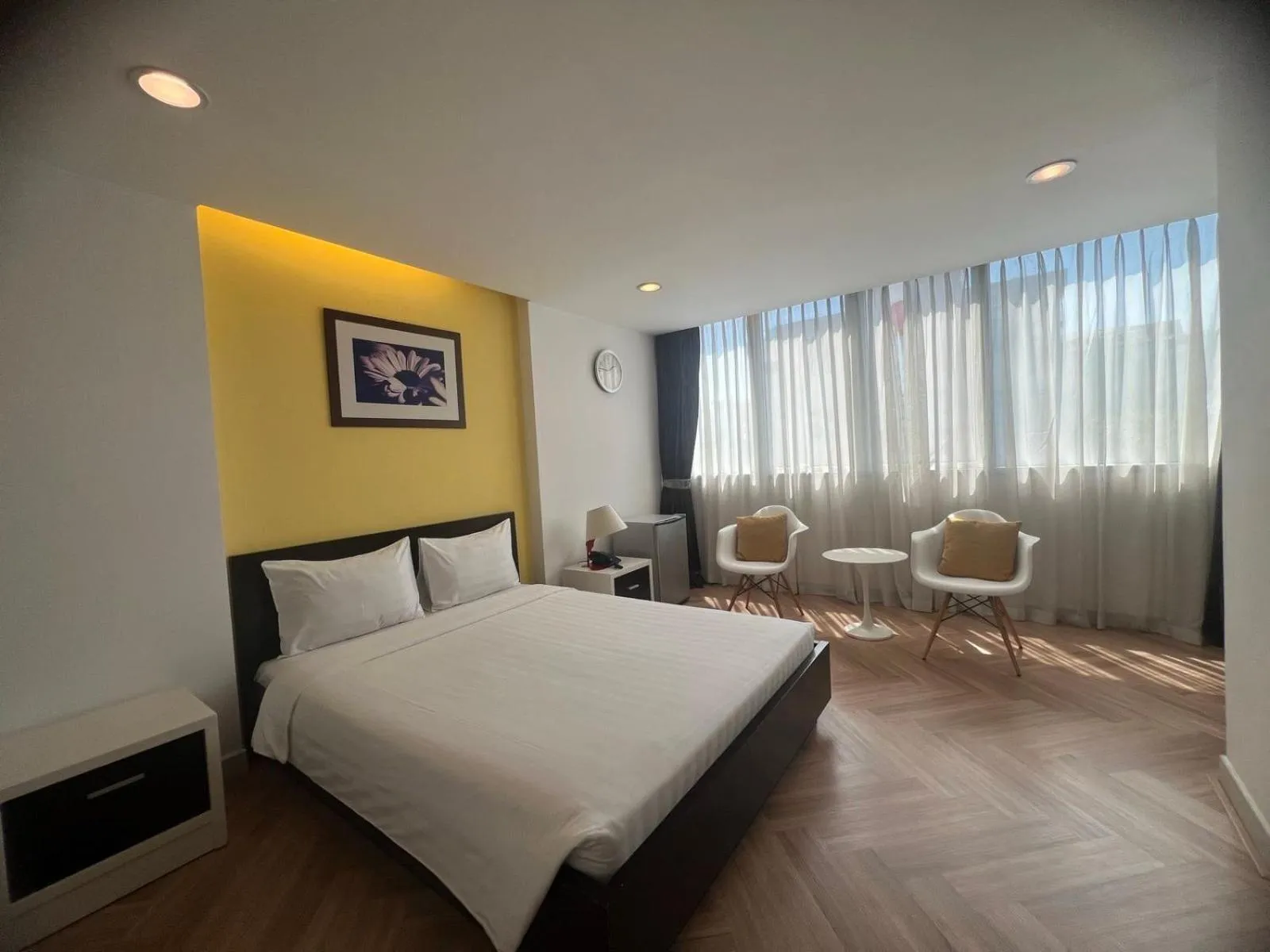 Bed in Minh Khang Hotel