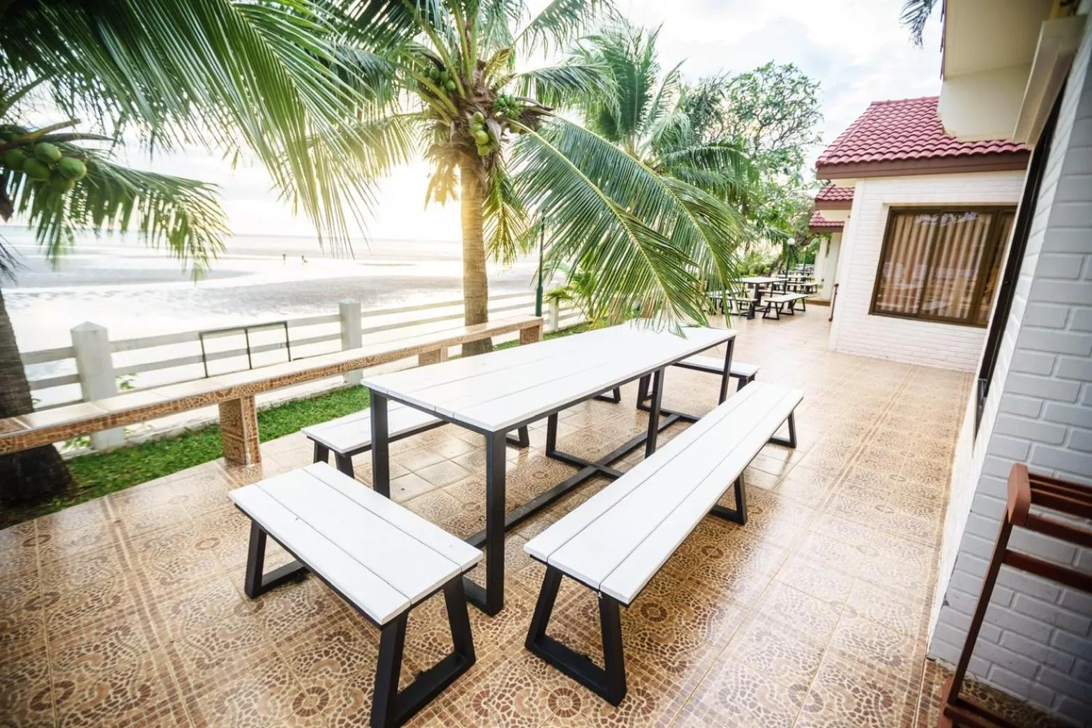 Seating area in New Travel Beach Hotel & Resort