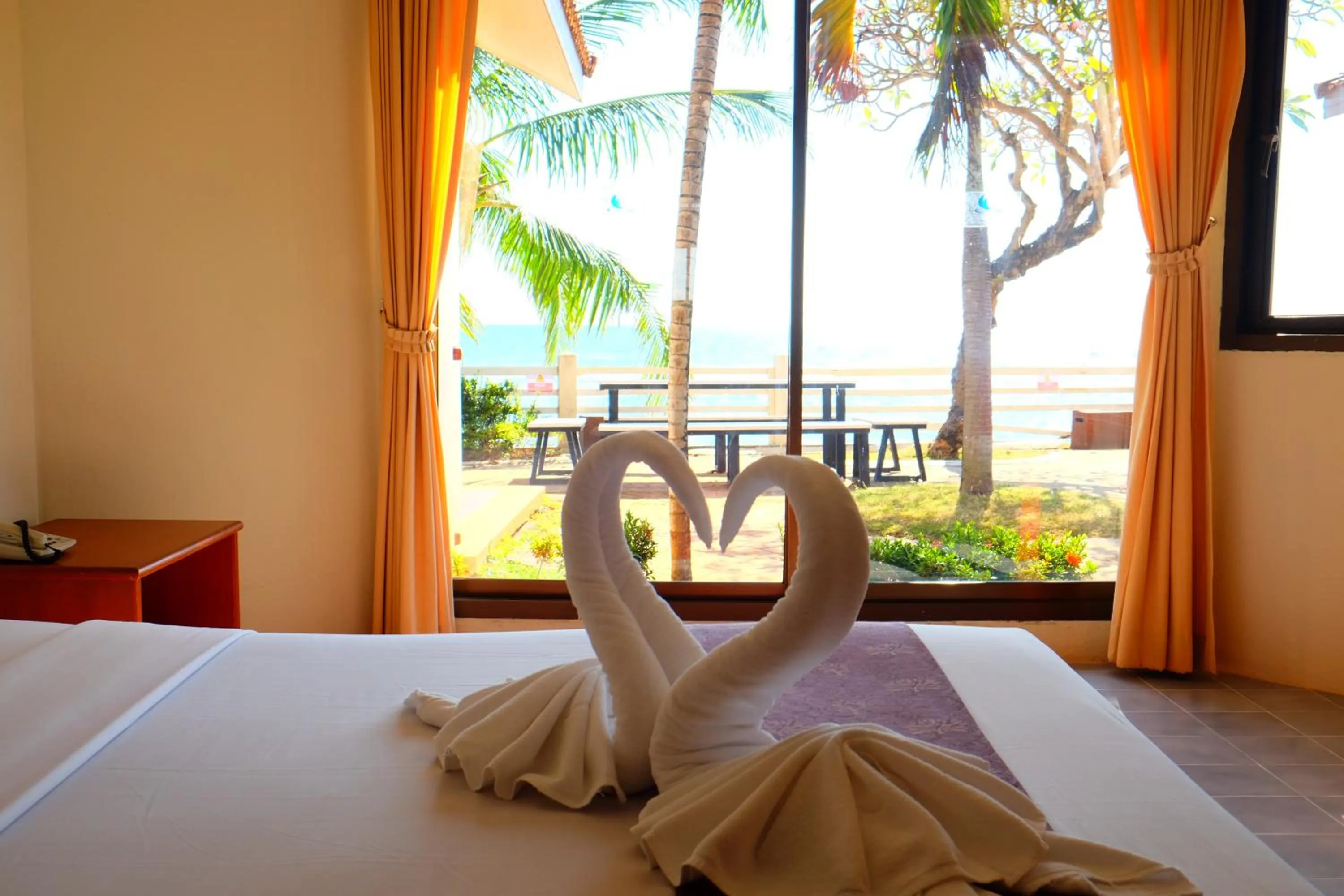 Bedroom, Bed in New Travel Beach Hotel & Resort