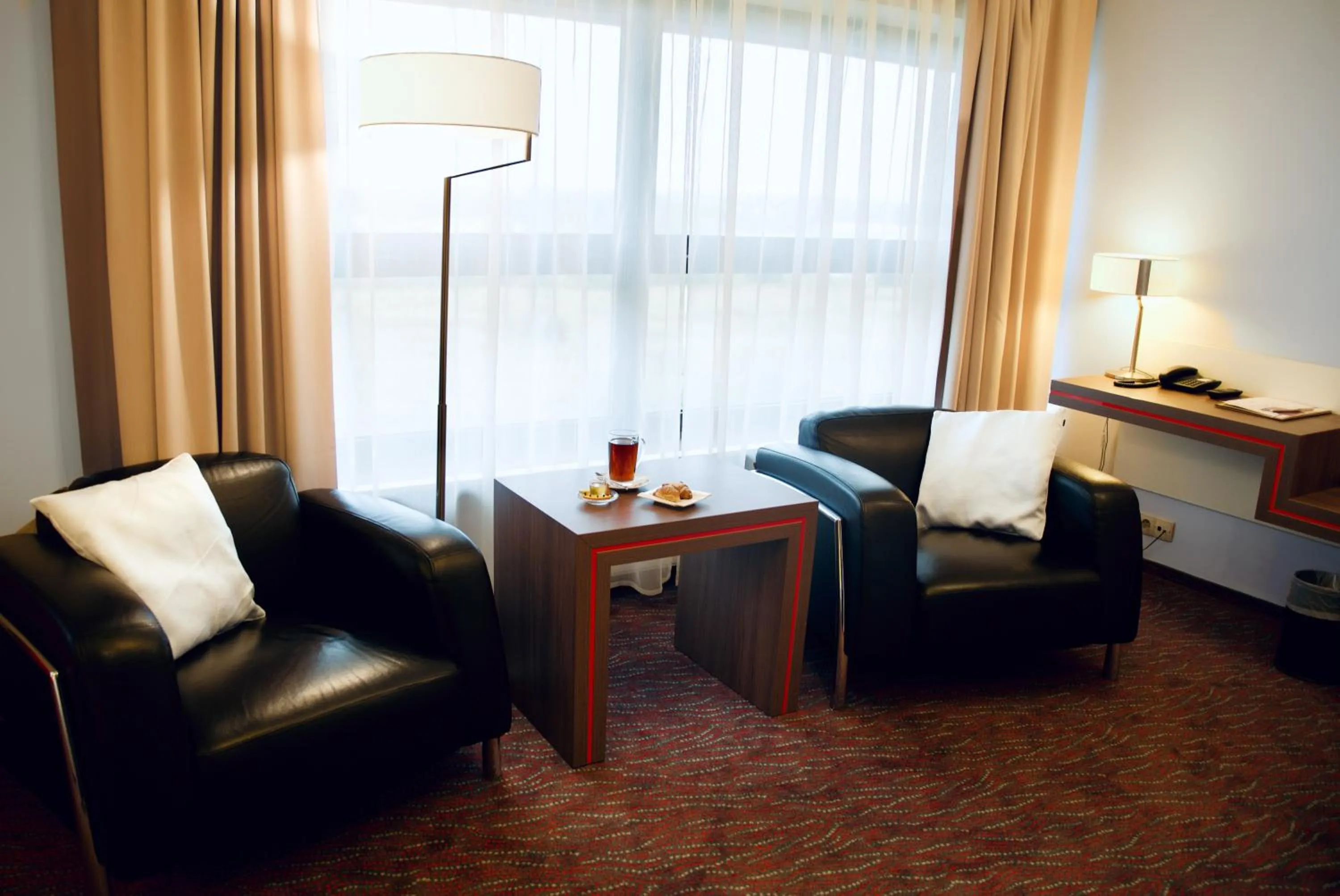 Seating area in Hotel Szafran
