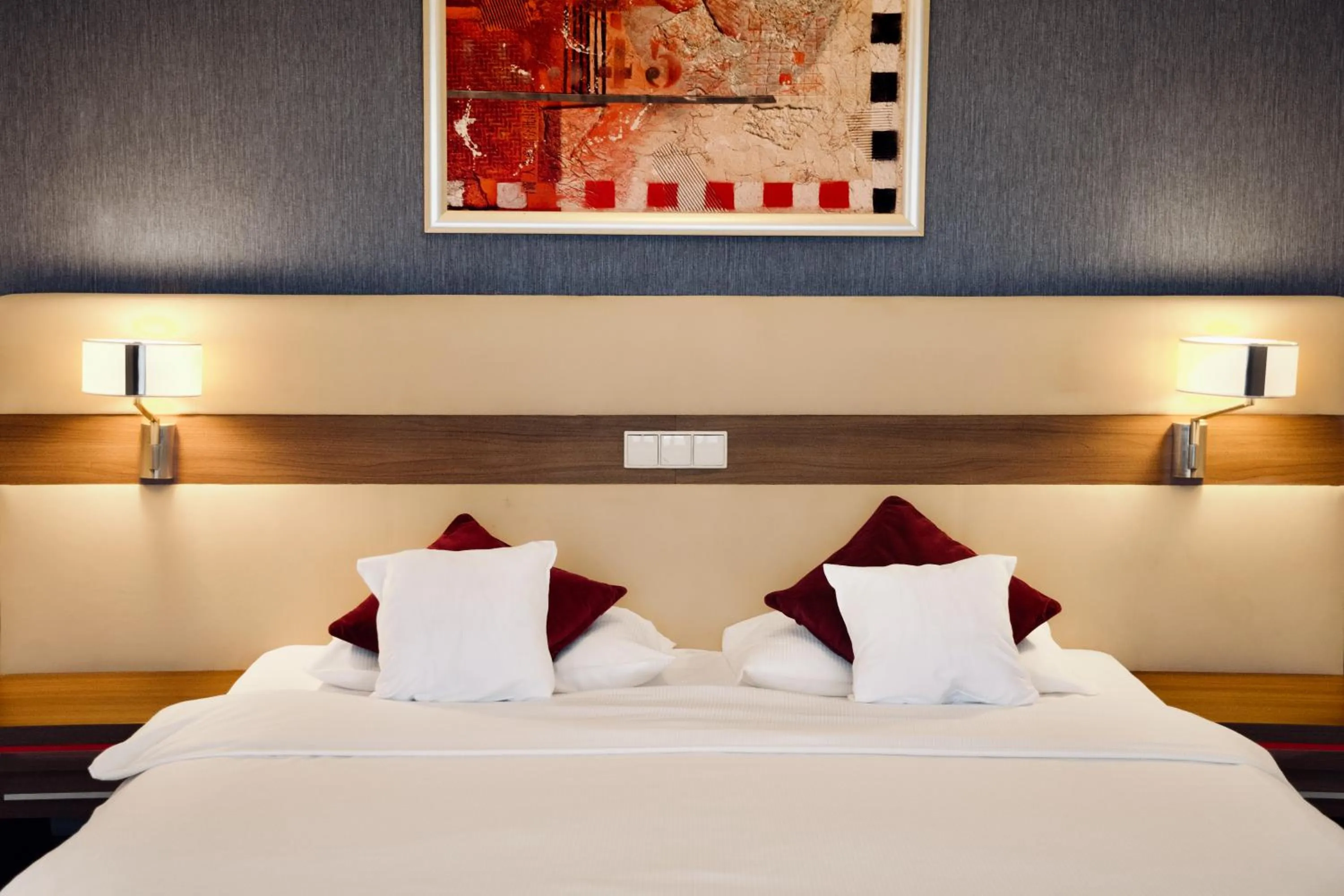 Bed in Hotel Szafran