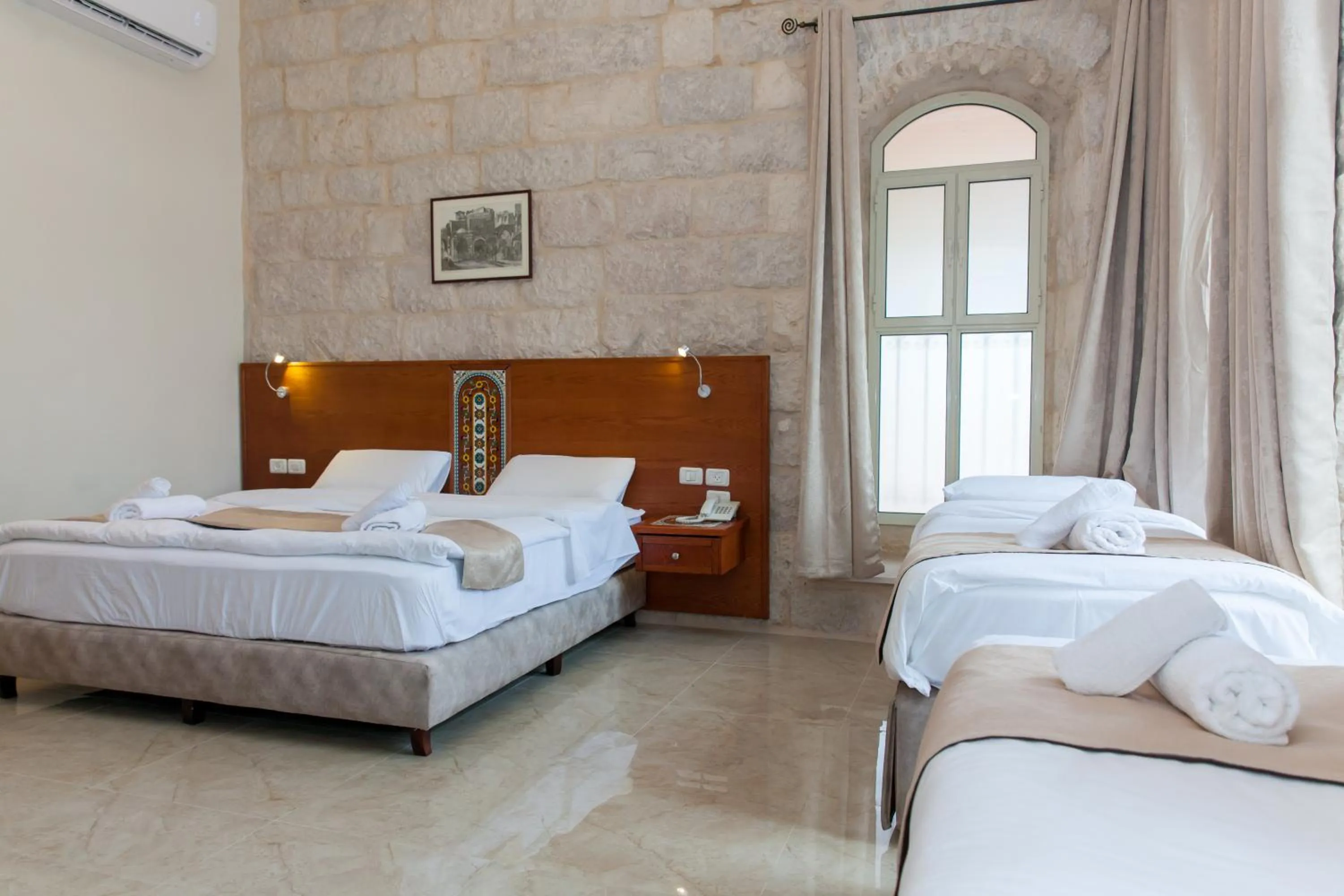 Bedroom, Bed in Azzahra Boutique Hotel & Restaurant - Jerusalem