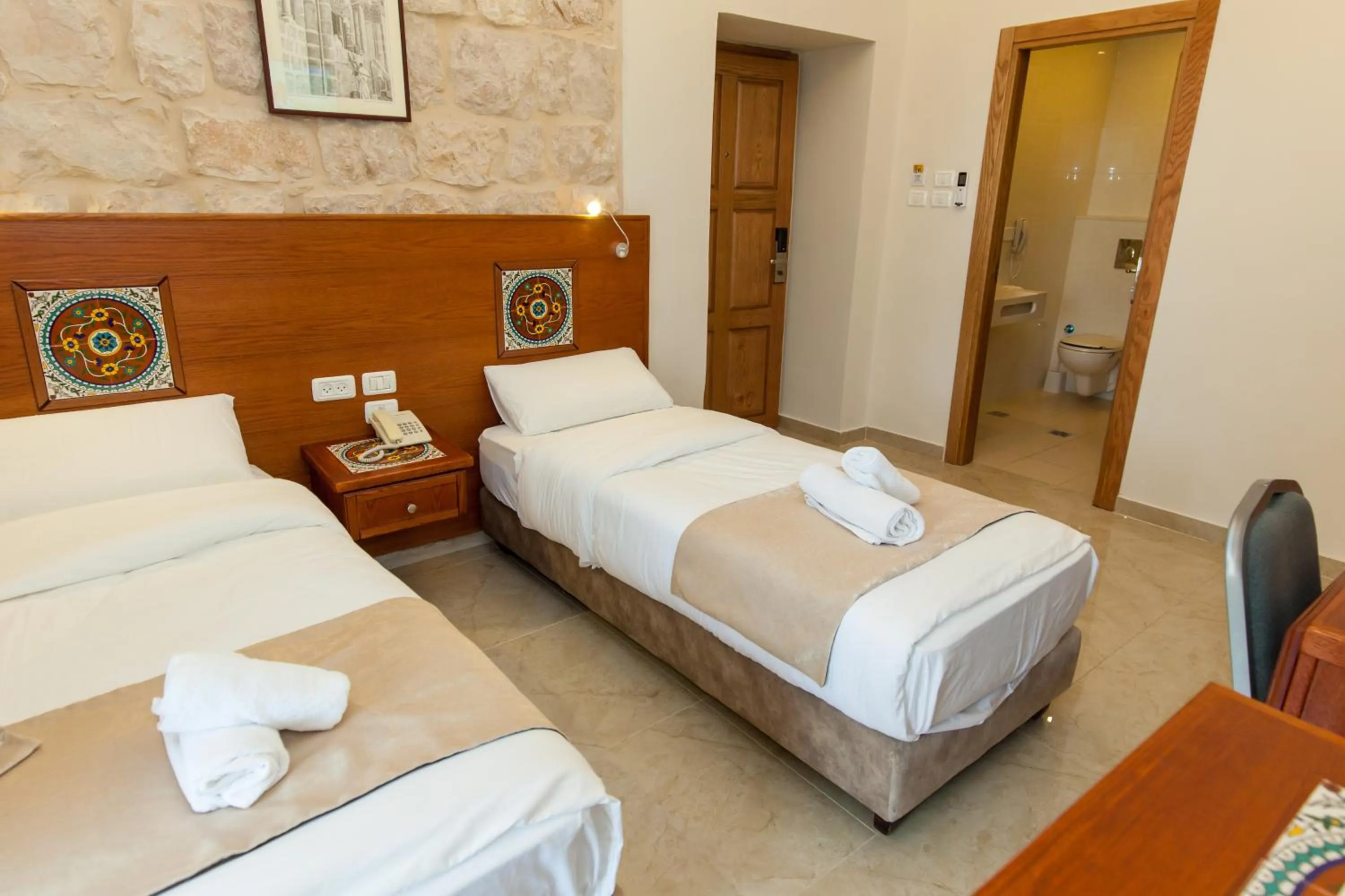 Bedroom, Bed in Azzahra Boutique Hotel & Restaurant - Jerusalem