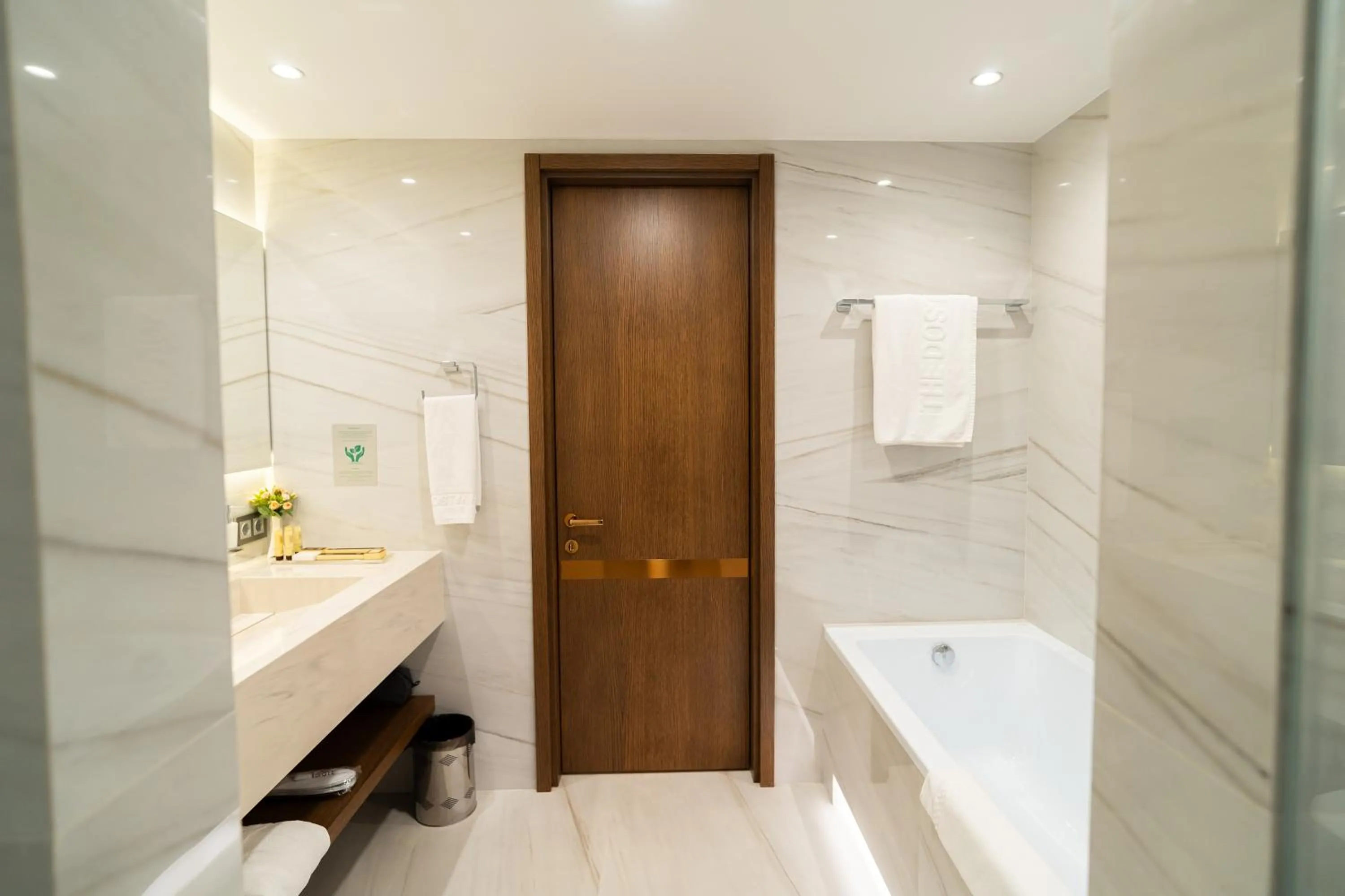 Bathroom in The Dostyk Hotel