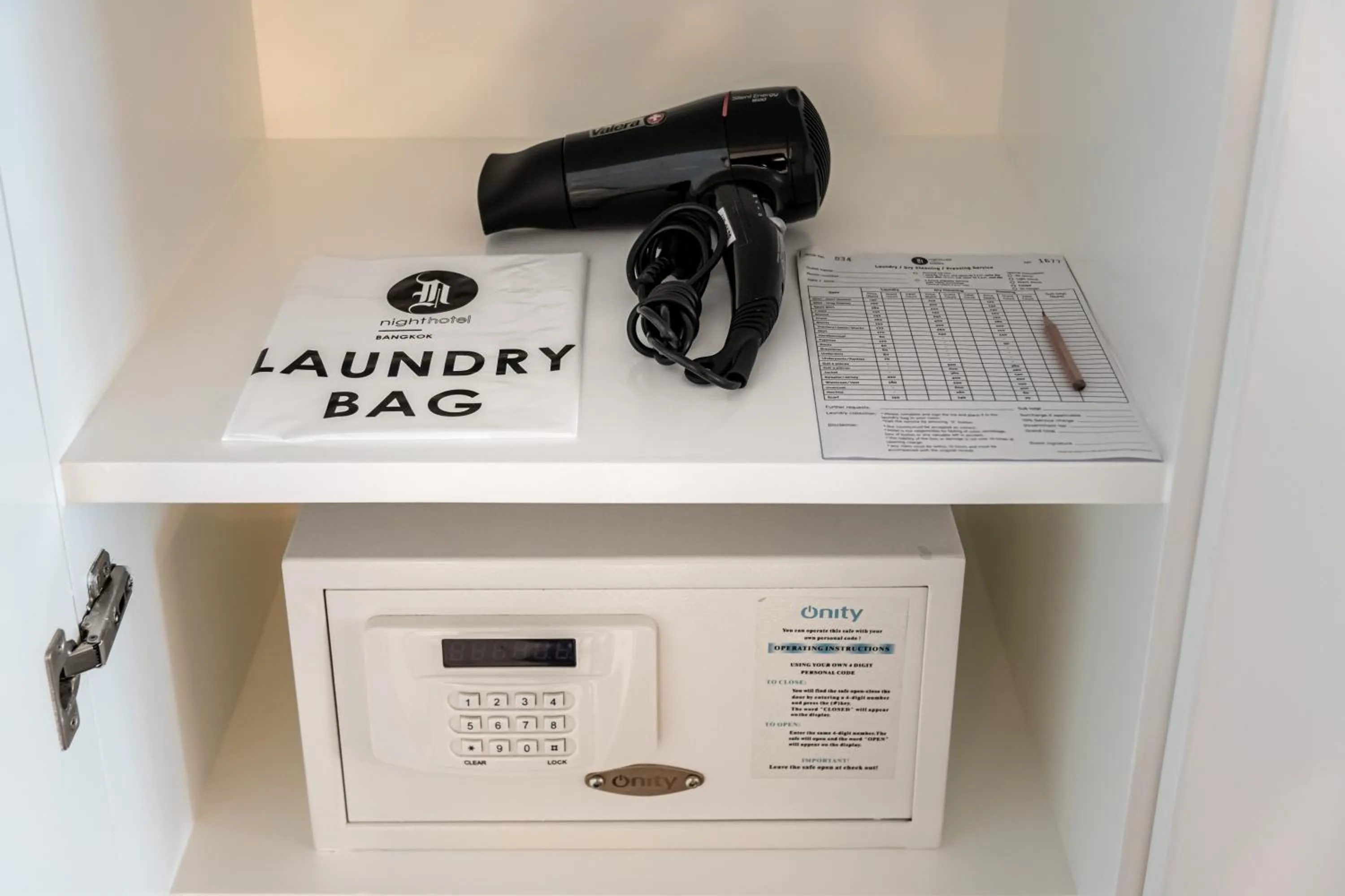 hair dryier in Night Hotel Bangkok - Sukhumvit 15