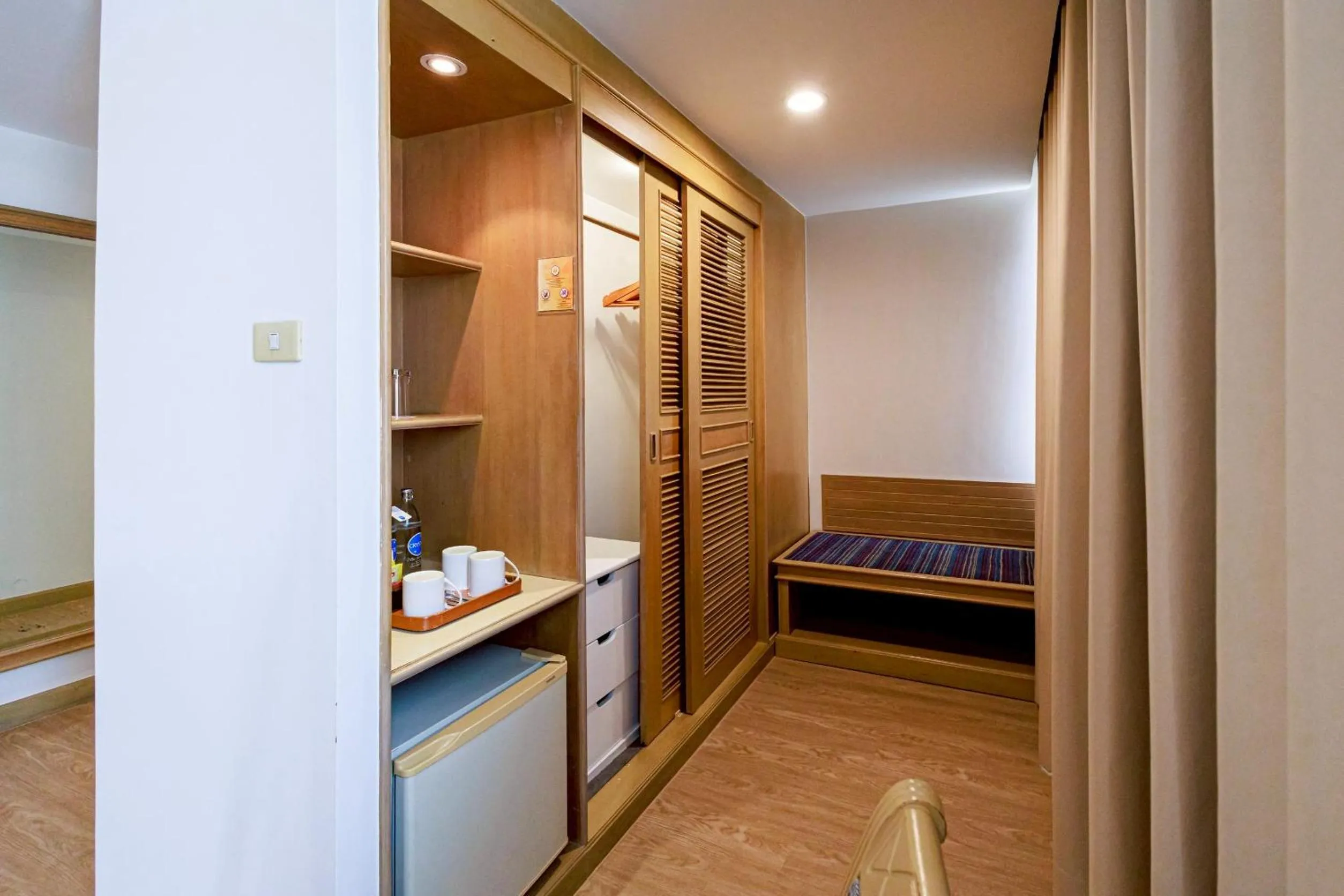 Bed in Prince Palace Hotel Bangkok