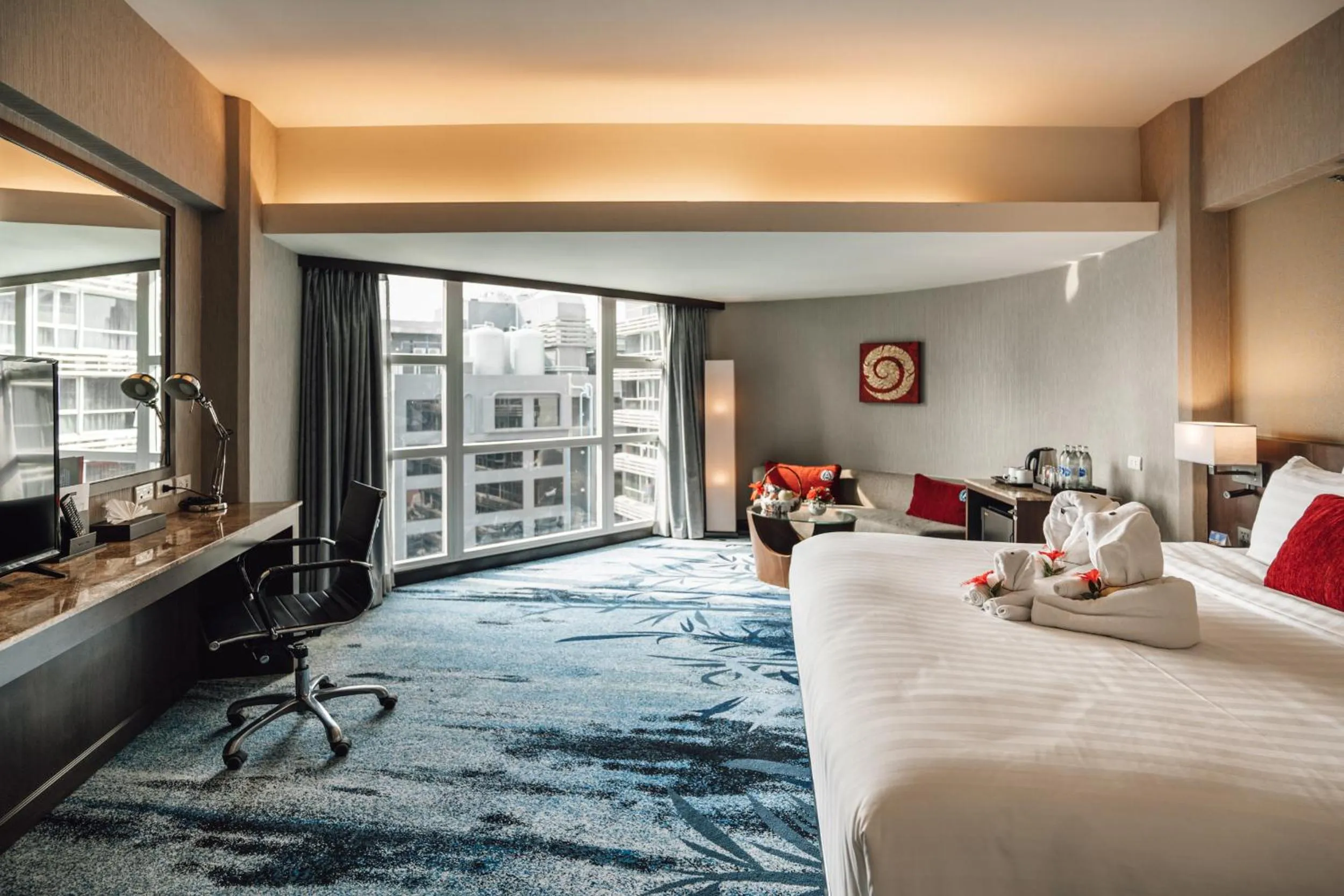 Bed in Ambassador Hotel Bangkok