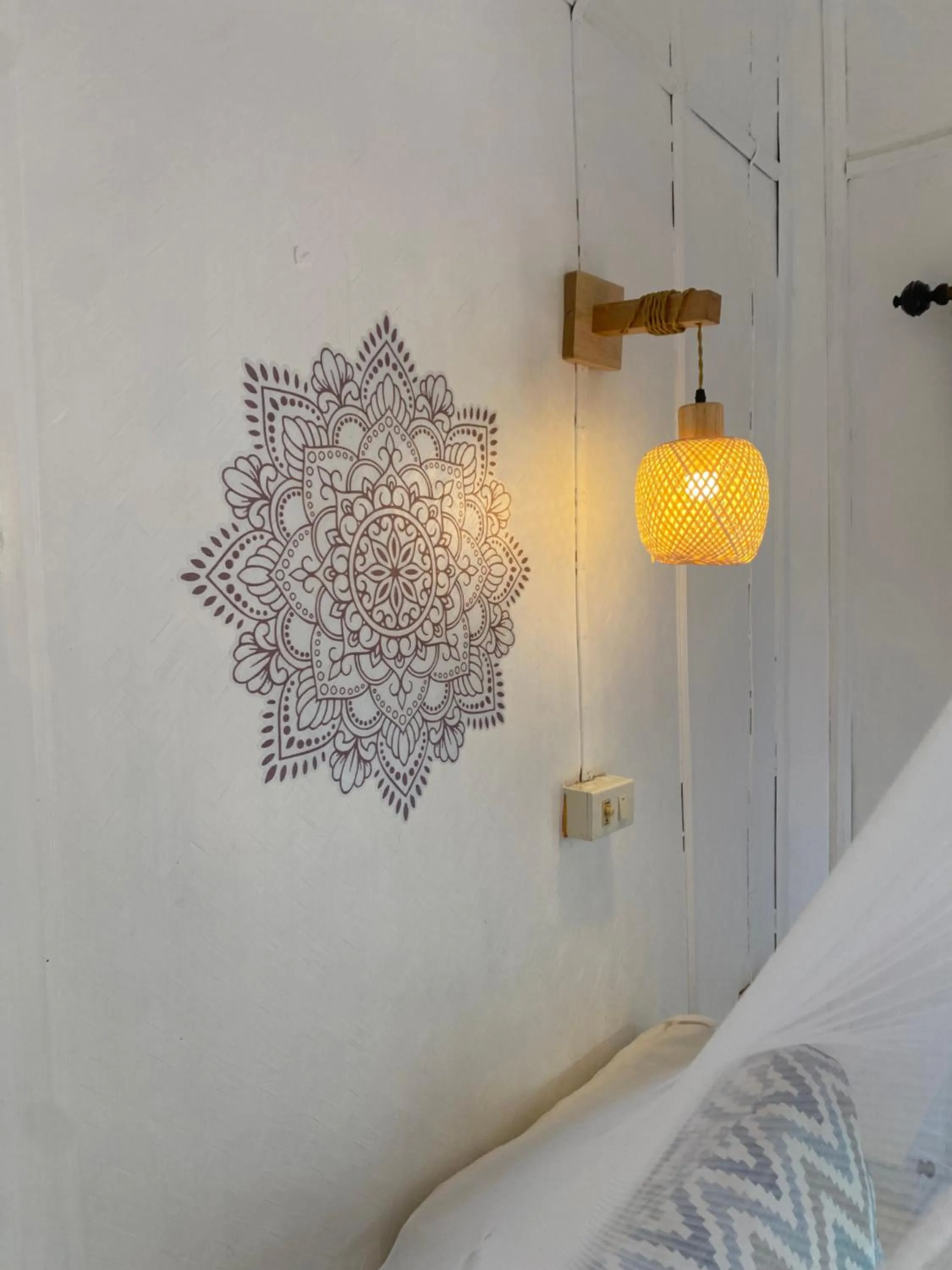 Decorative detail, Bed in Baan Kiao