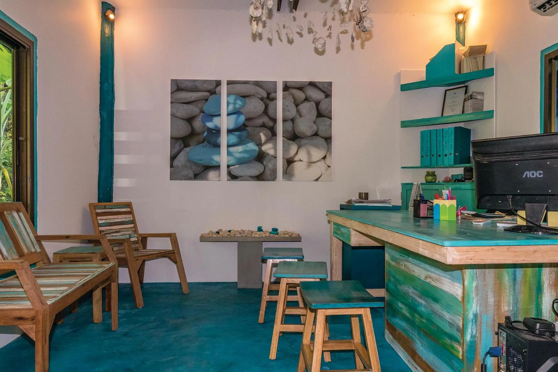 Lobby or reception in Baan Kiao