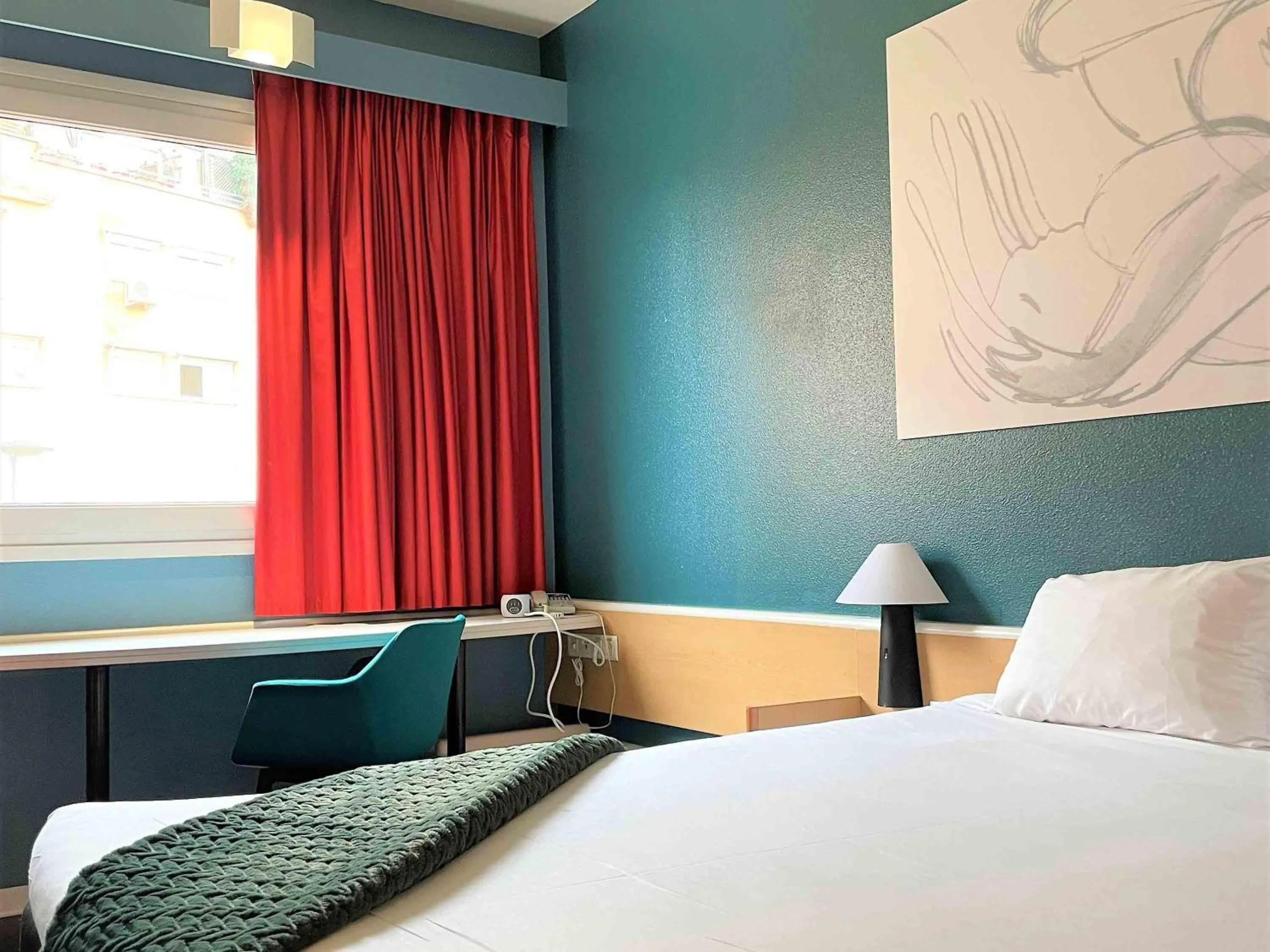 Bedroom, Bed in Ibis Madrid Getafe