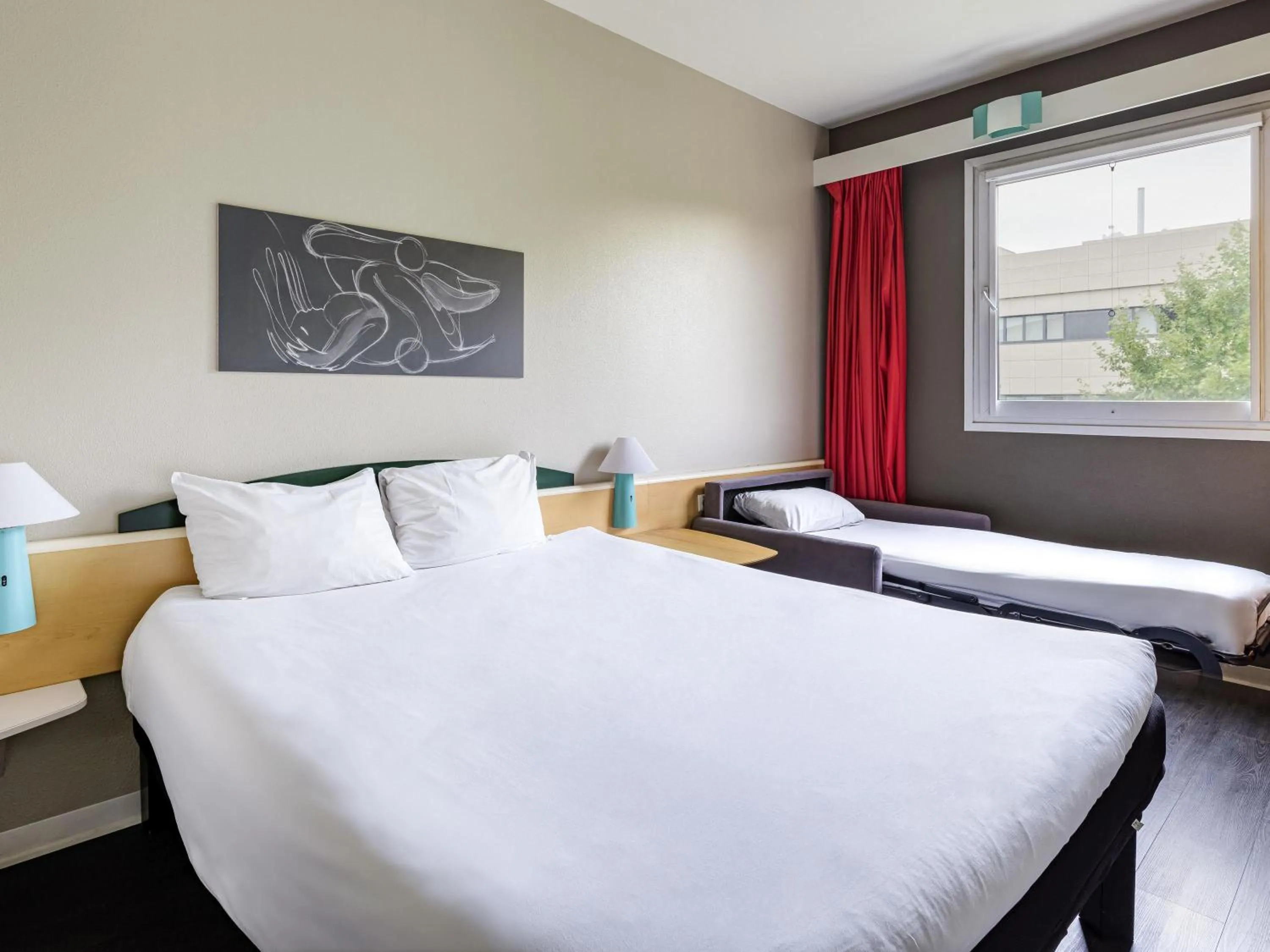 Bedroom, Bed in Ibis Madrid Getafe