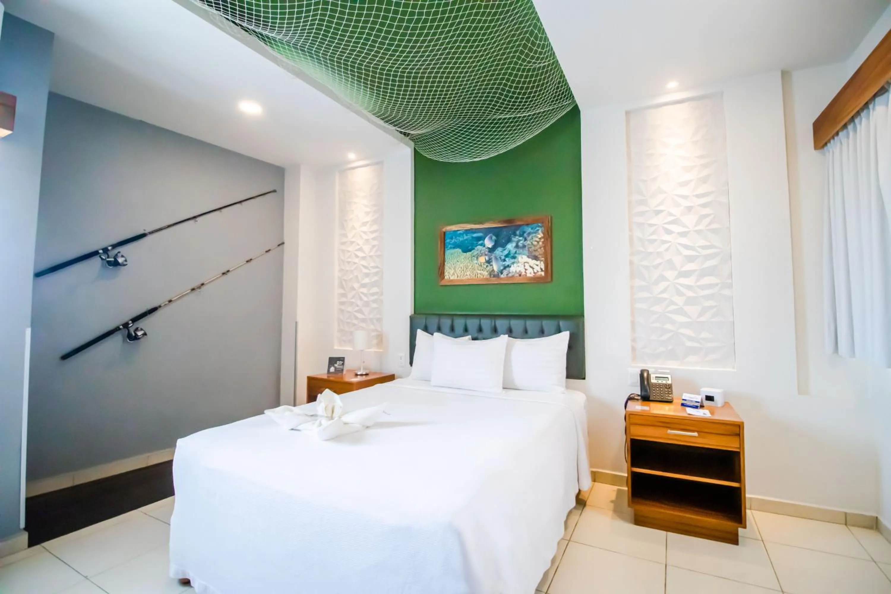 Bed in Hotel Clipperton