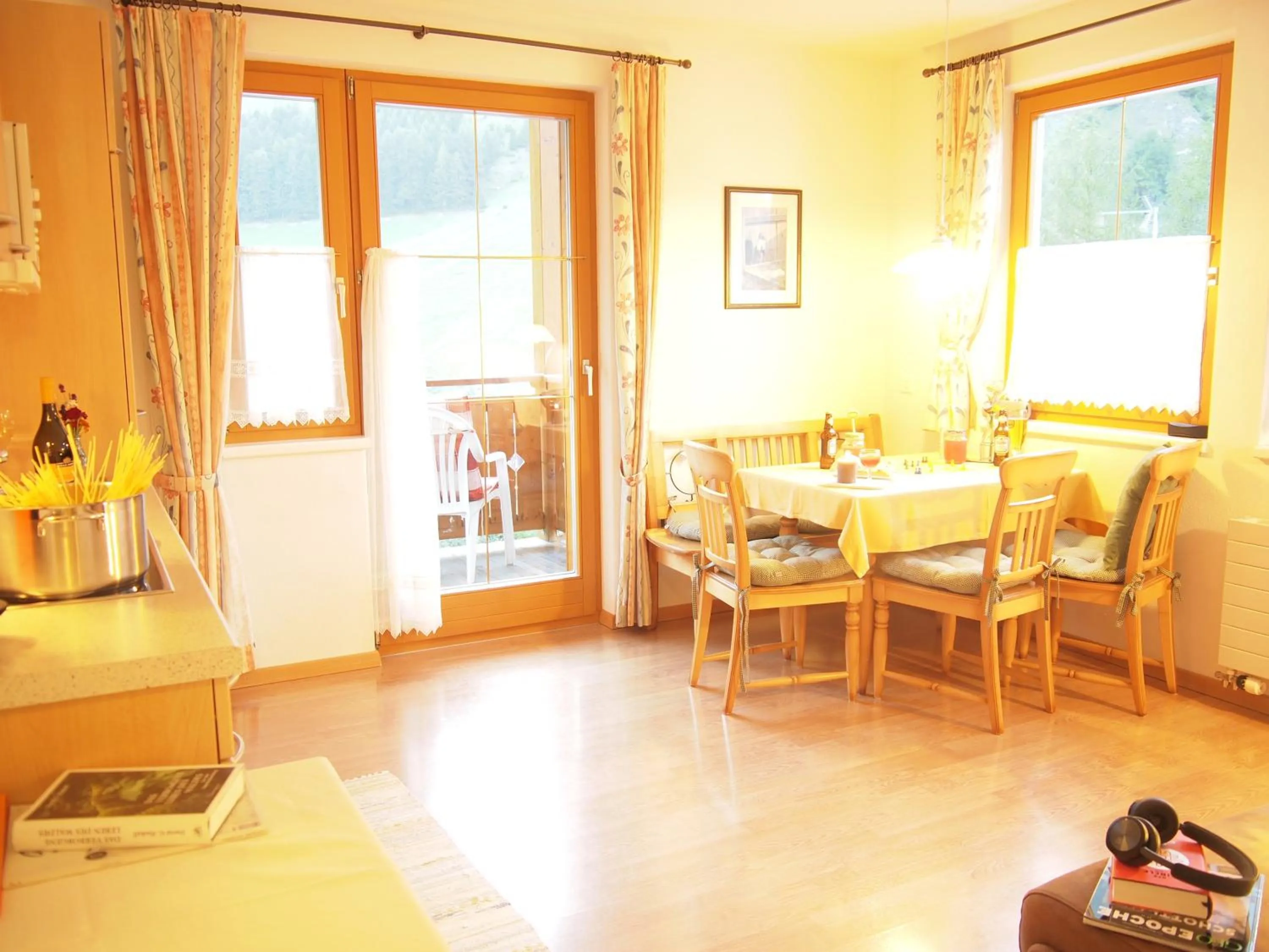 Kitchen or kitchenette in Apart-Garni Motnaida