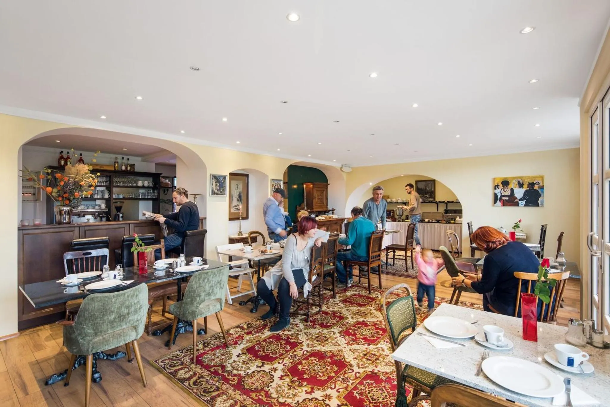 Dining area in Hotel Nibelungenhof