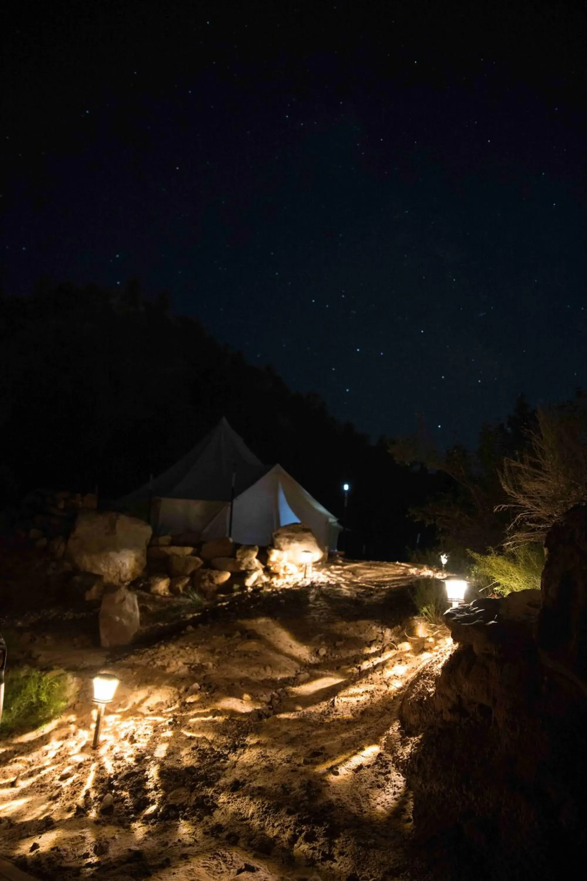 Double Queen Tent in Zion View Camping Double Queen Tent in Zion View Camping