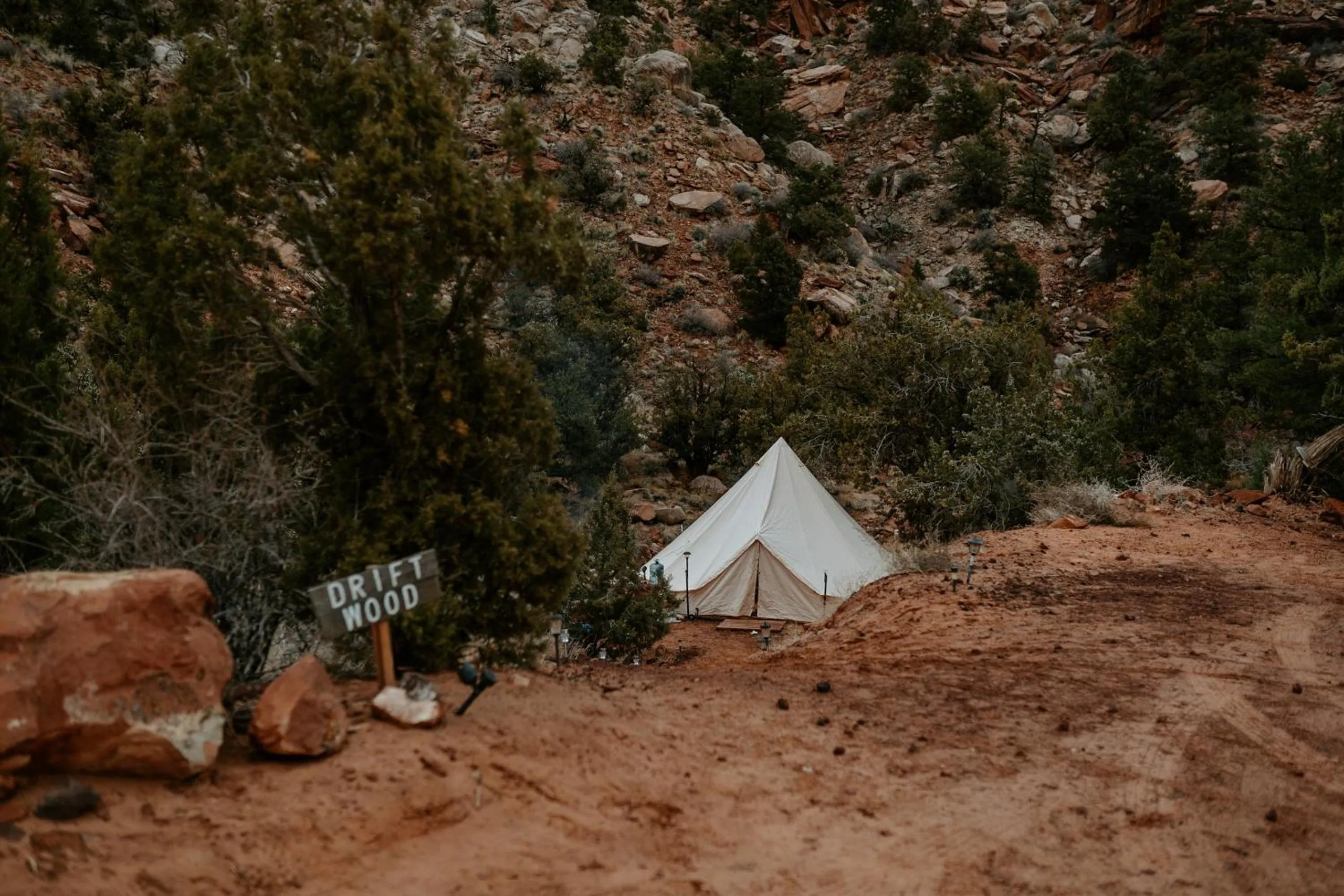 Bedroom in Zion View Camping