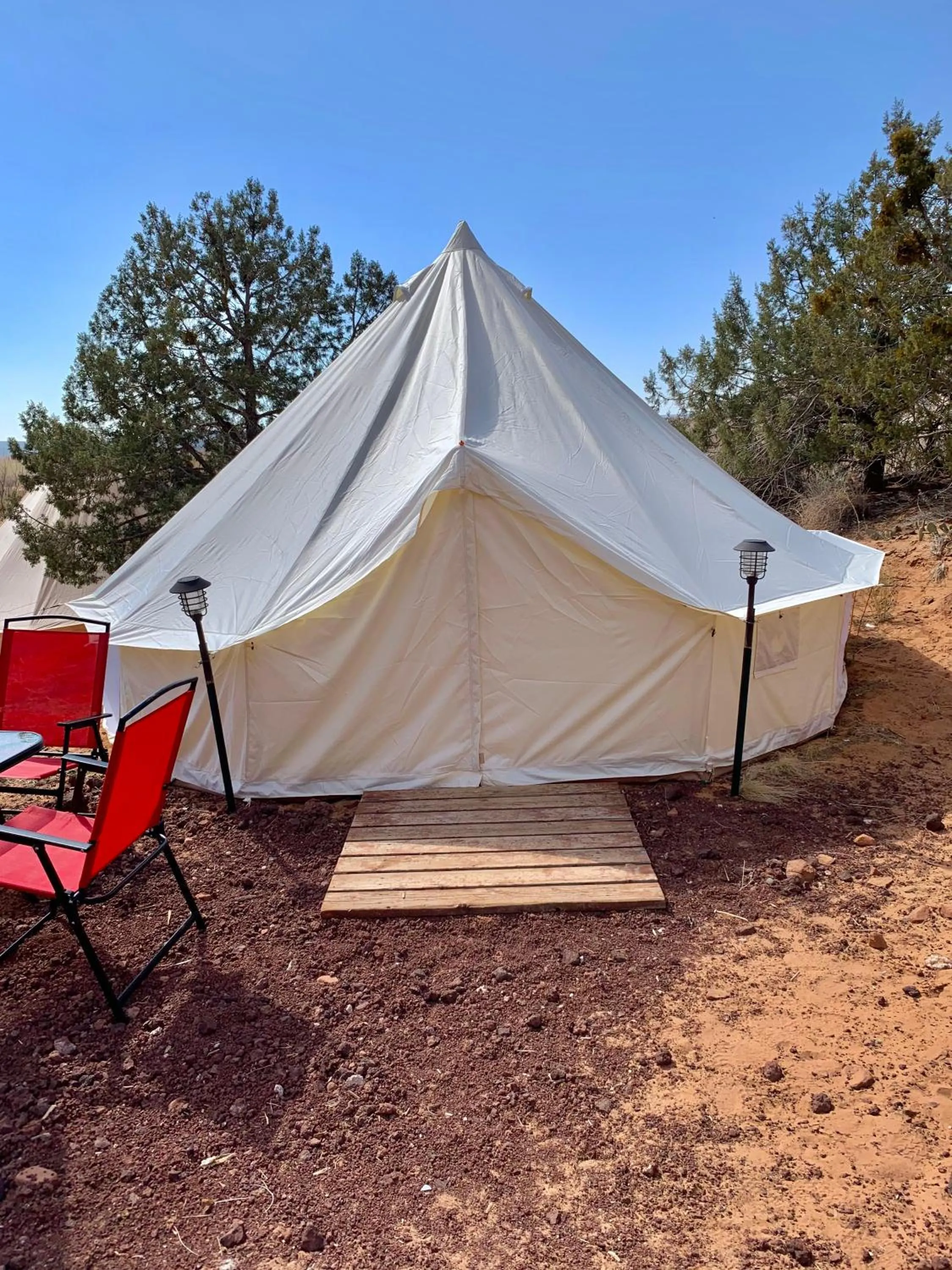 Bedroom in Zion View Camping
