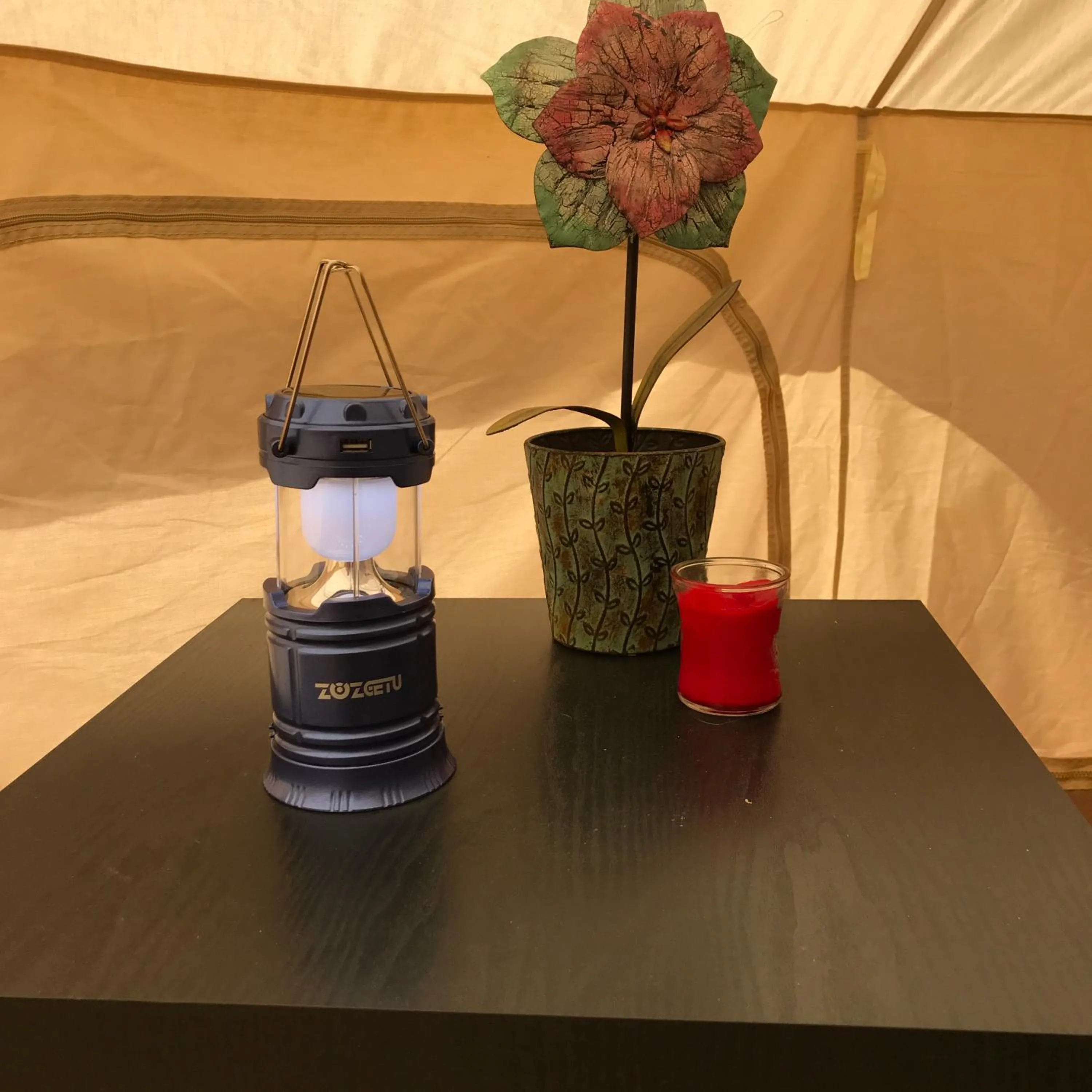 Decorative detail in Zion View Camping