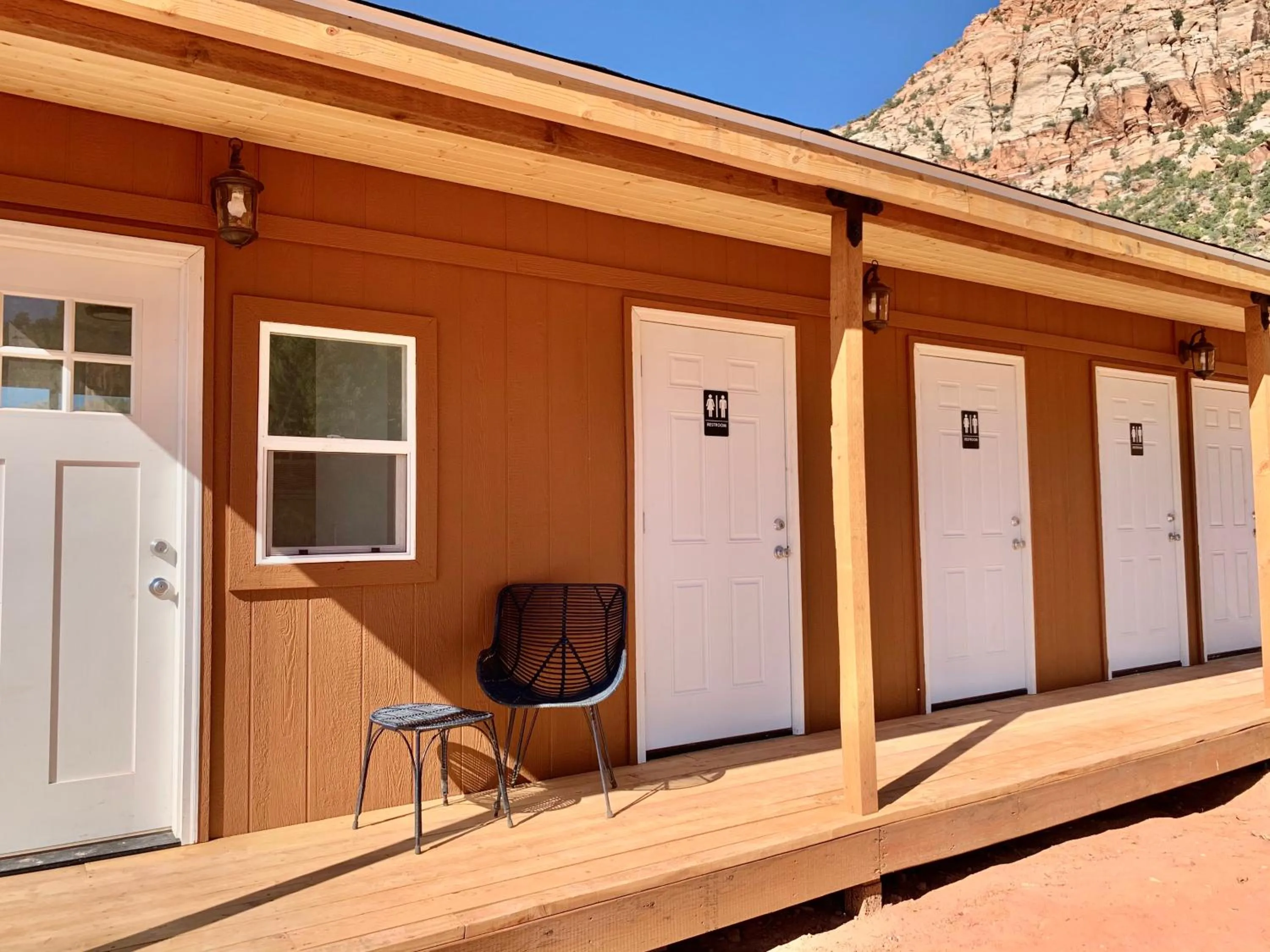 Public Bath in Zion View Camping